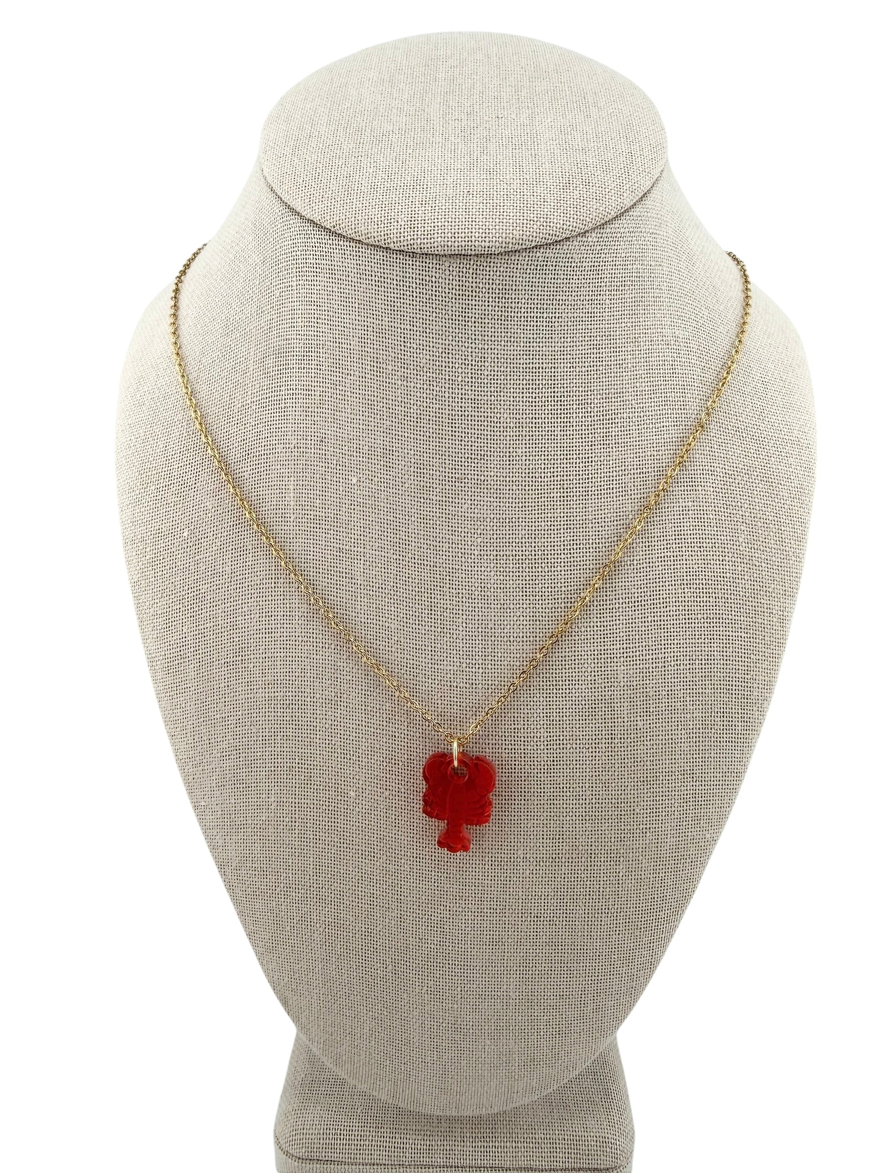 Lobster Charm Necklace