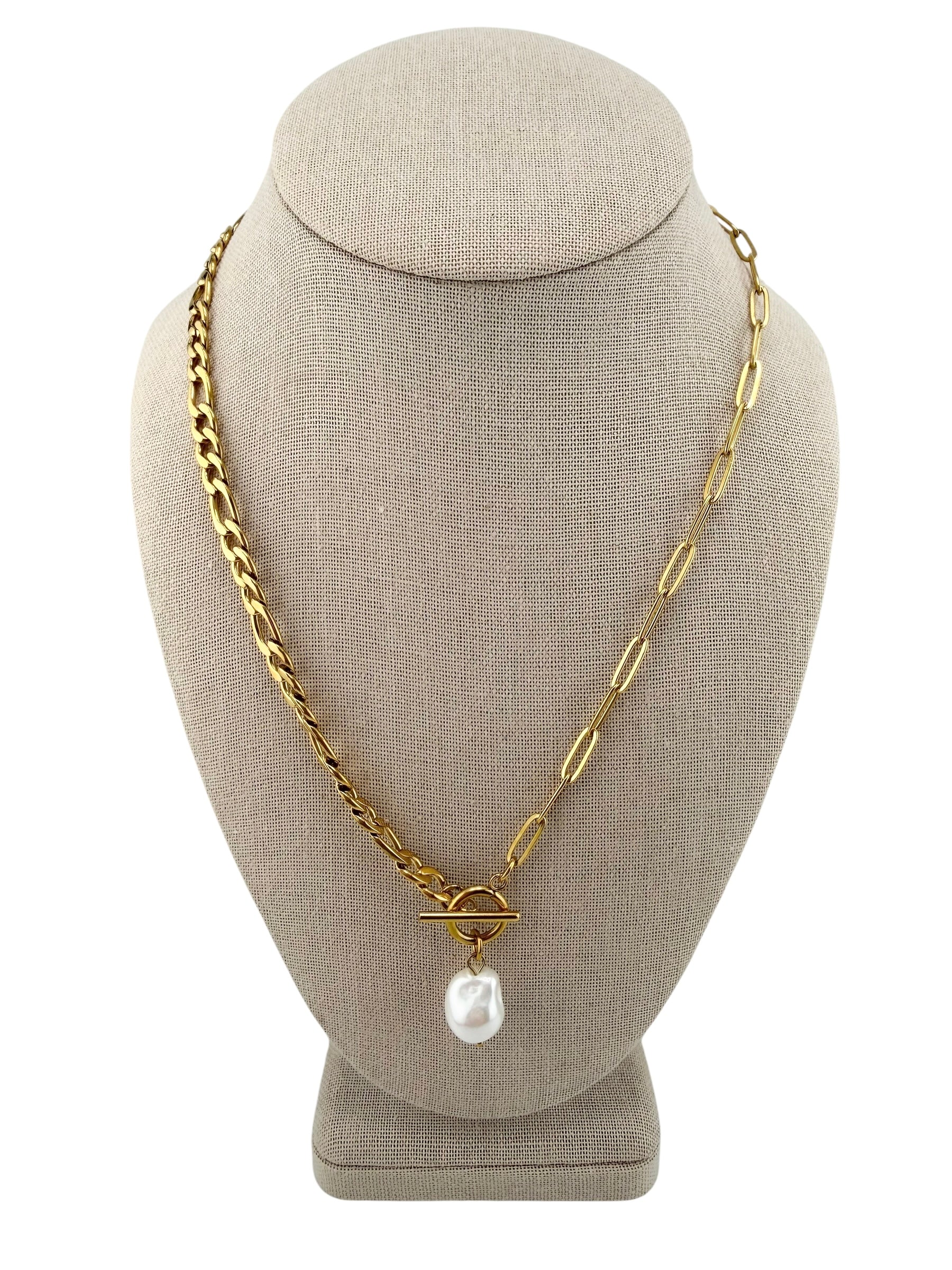 Pearl Toggle Necklace
