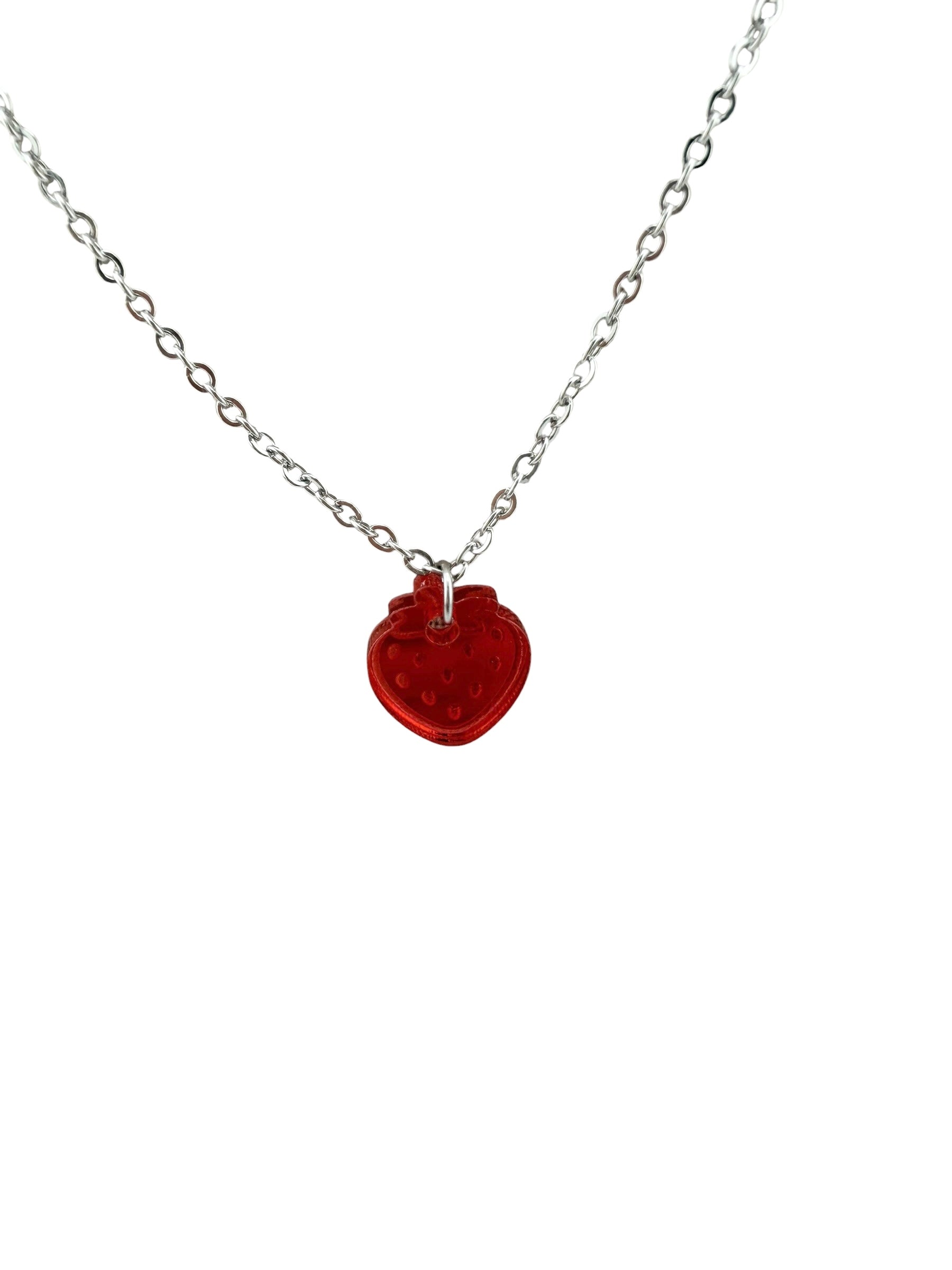 Strawberry Charm Necklace