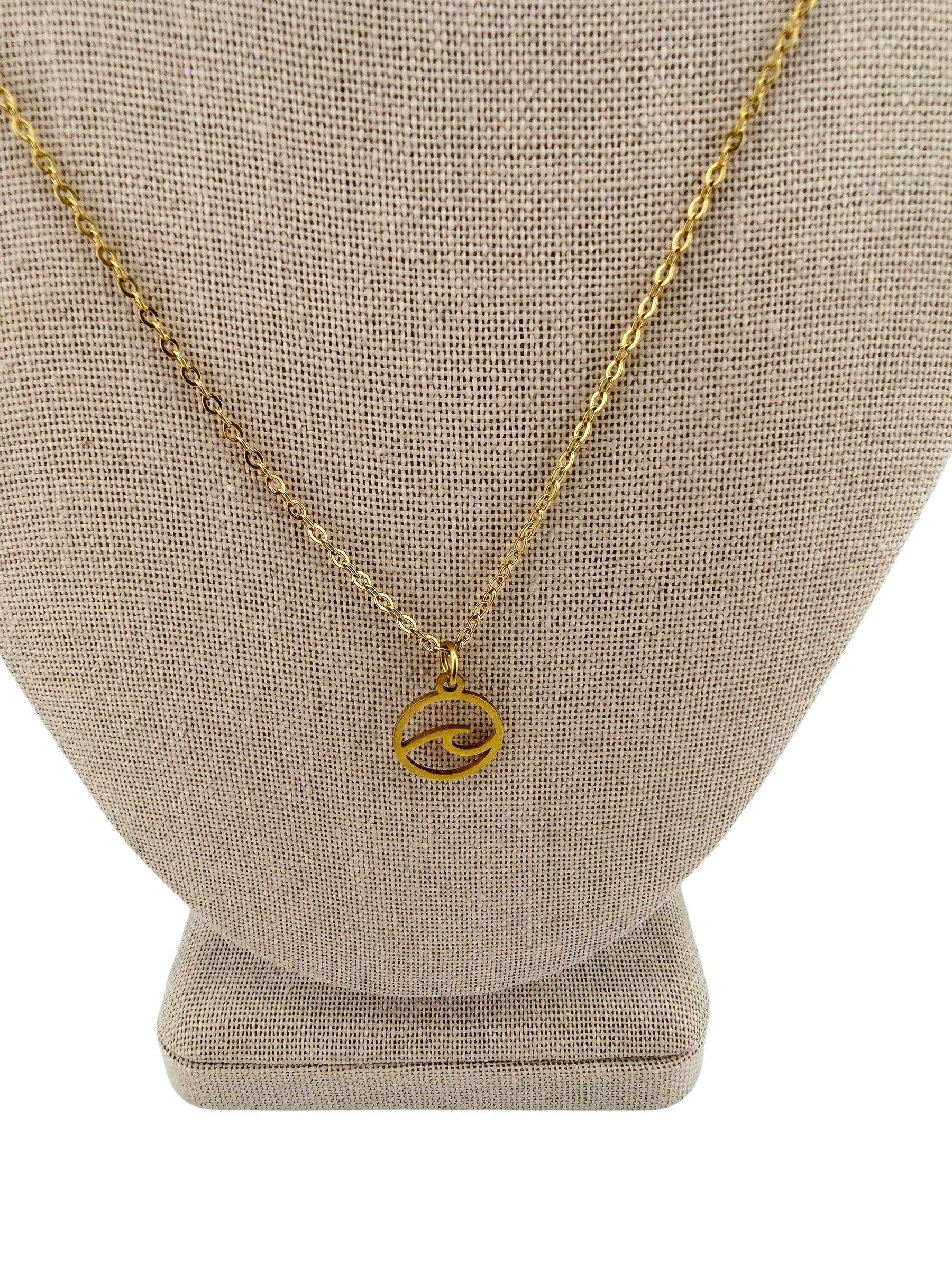 Wave Charm Necklace