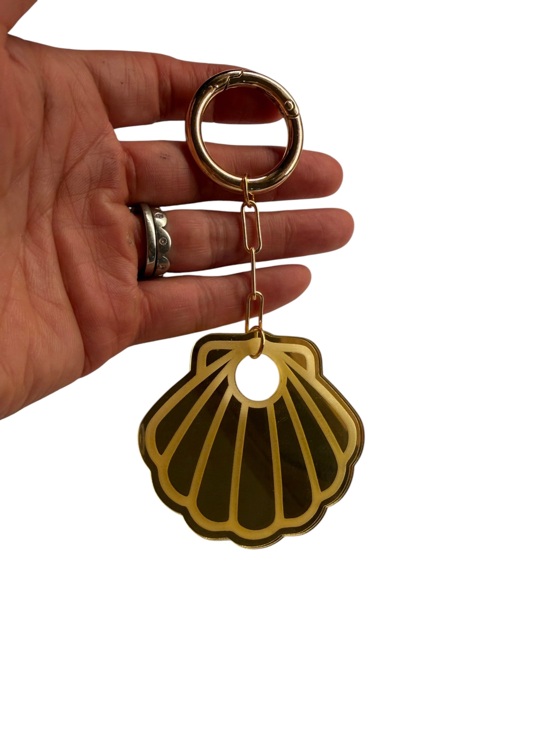 Scallop Bag Charm