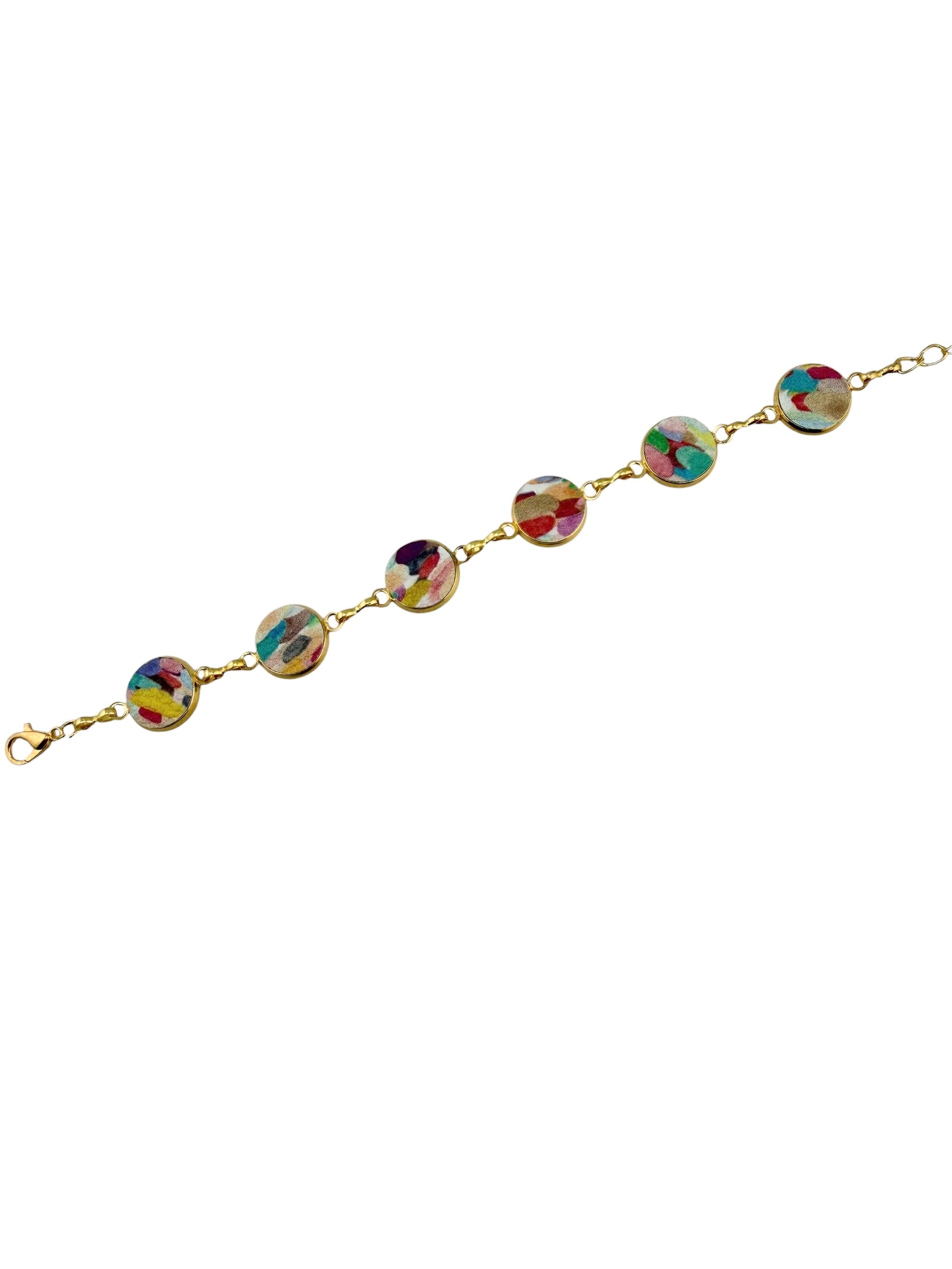 Pride Rainbow Paint Splash Everlink Bracelet