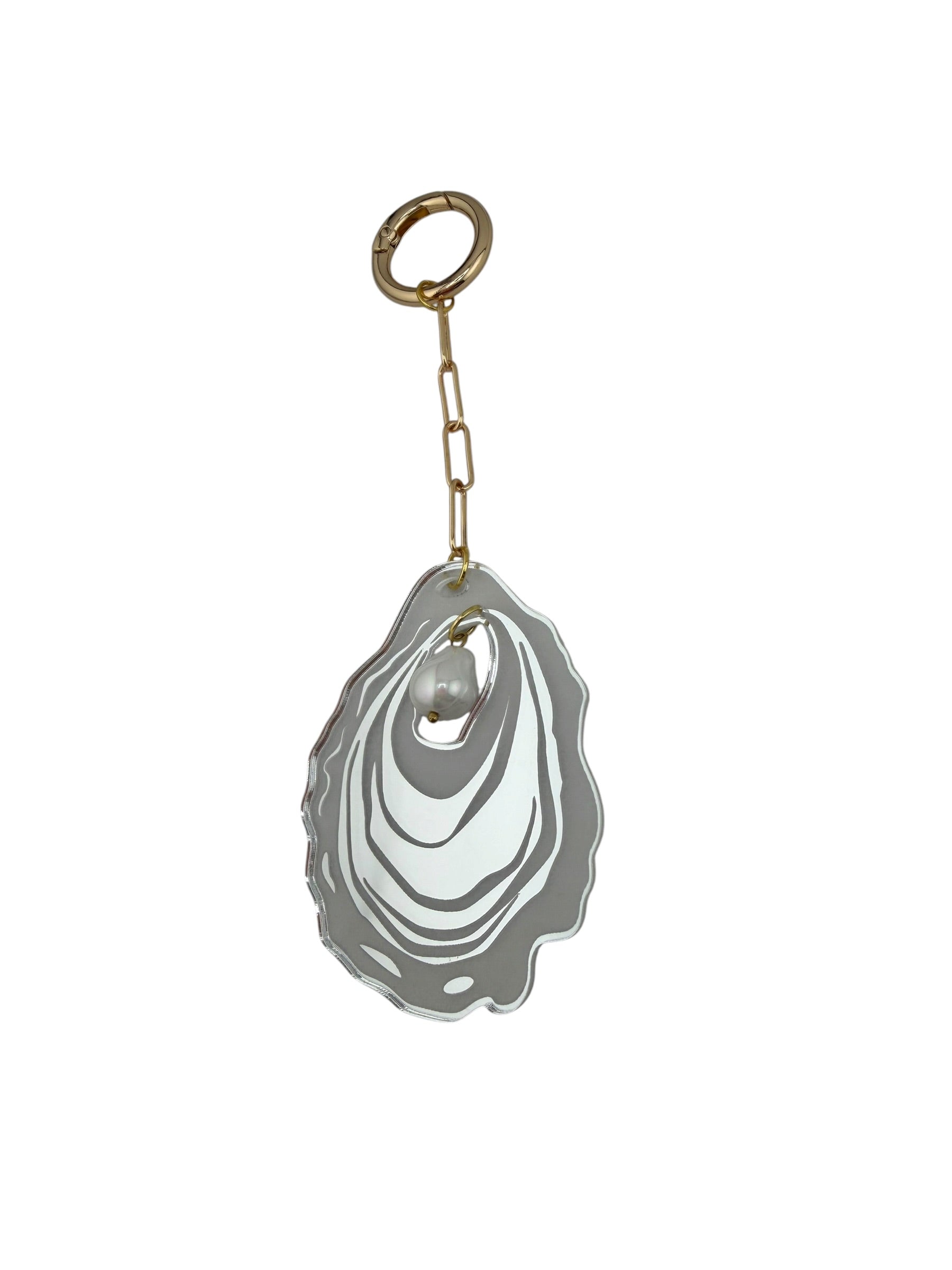 Oyster & Pearl Bag Charm