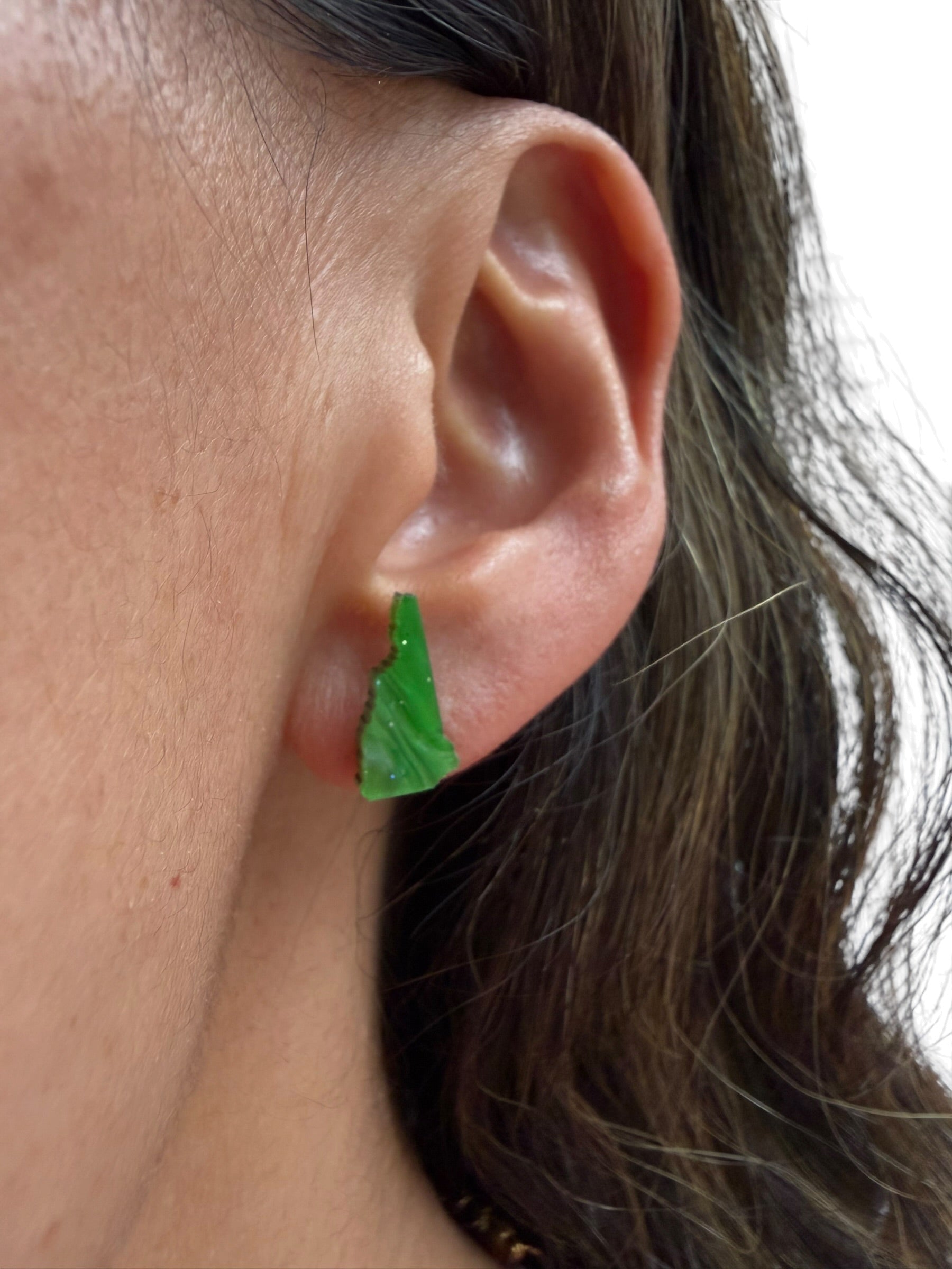 New England State Stud Earrings