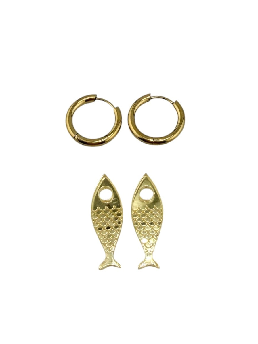 Choose Your Charm Hoop Earrings