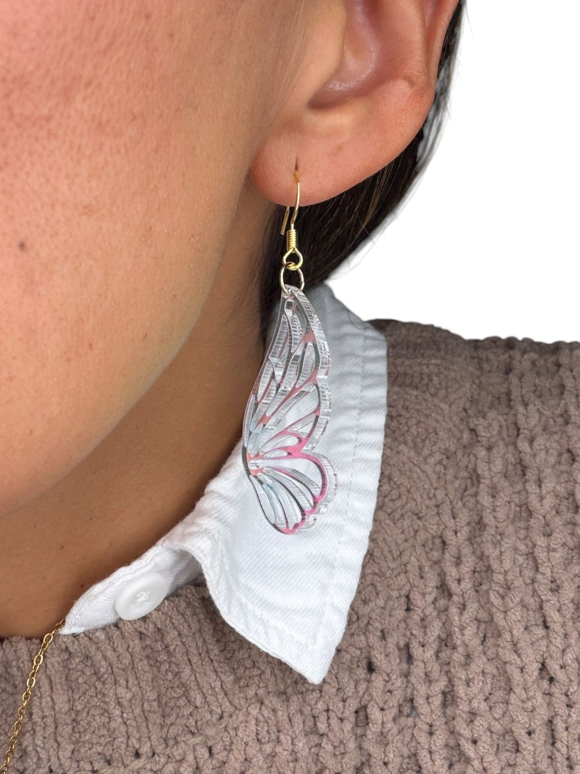 Iridescent Wing Earrings — Choose Your Wings