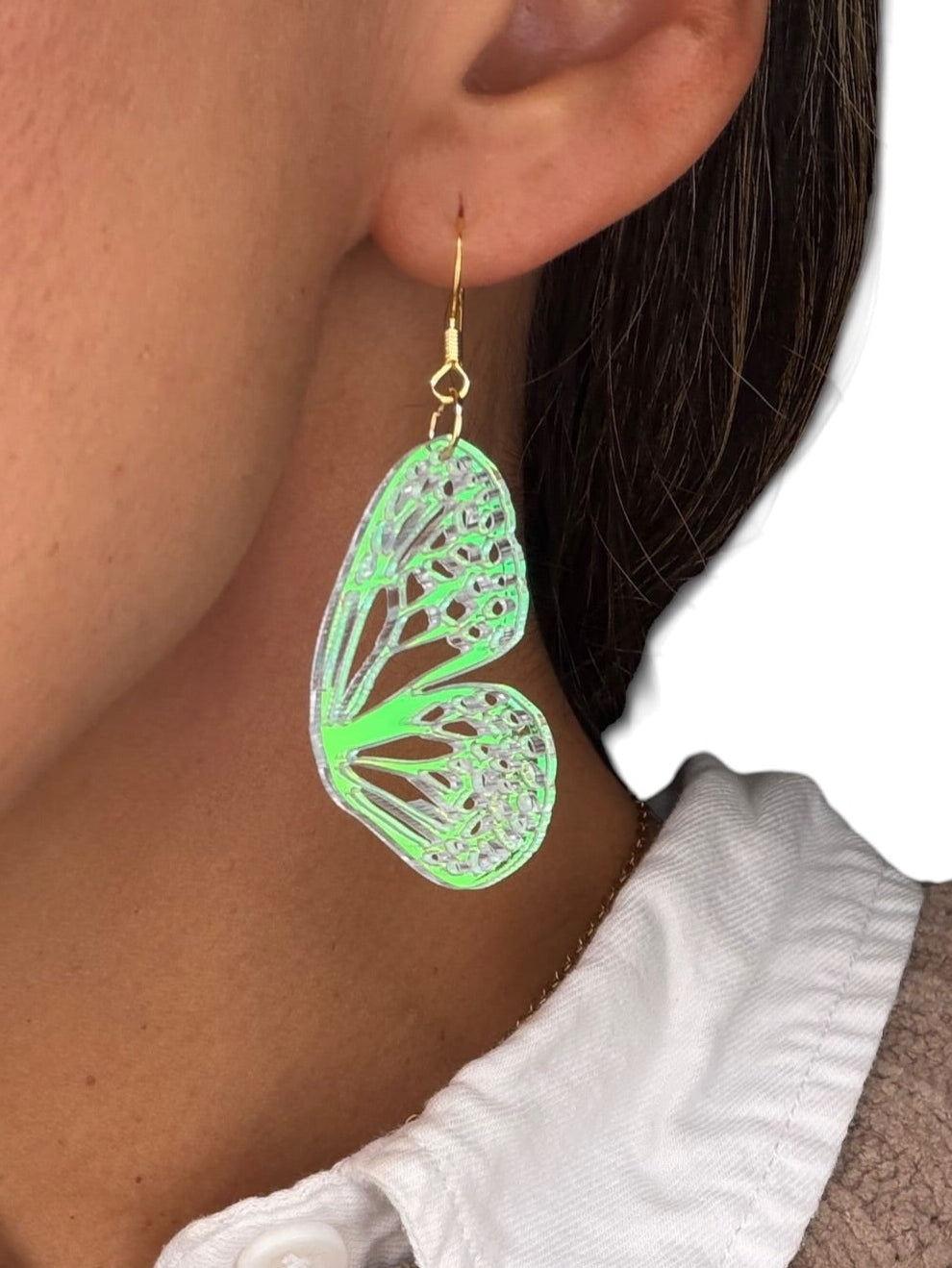 Iridescent Wing Earrings — Choose Your Wings