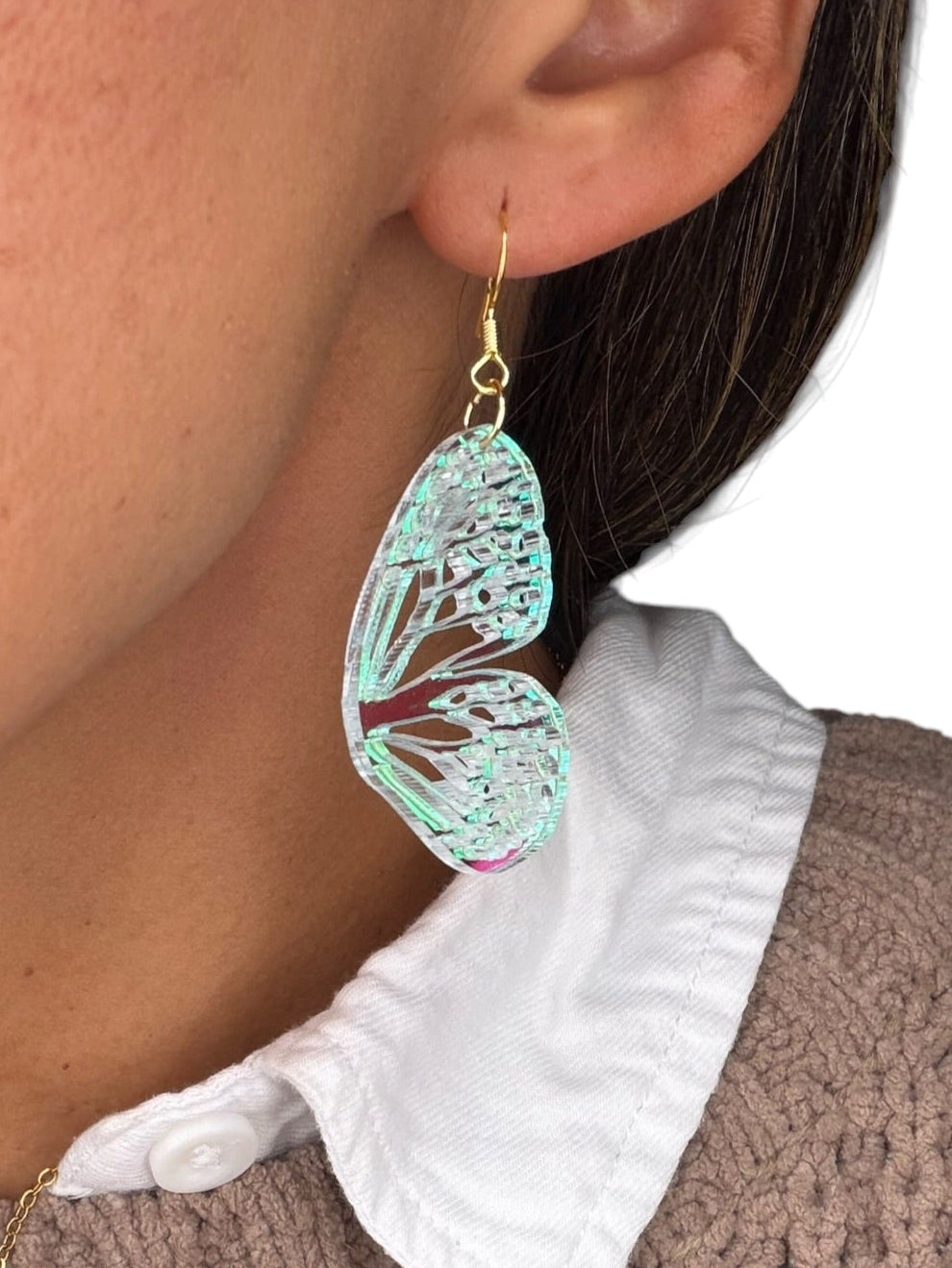Iridescent Wing Earrings — Choose Your Wings