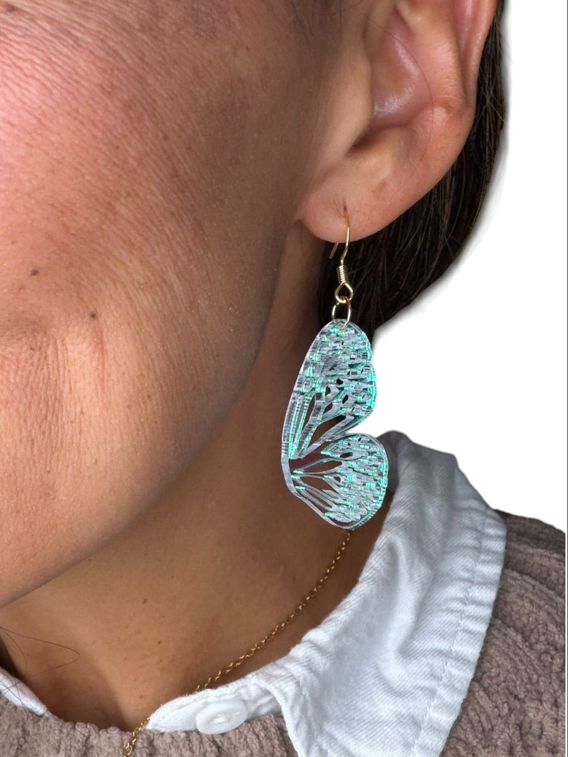 Iridescent Wing Earrings — Choose Your Wings