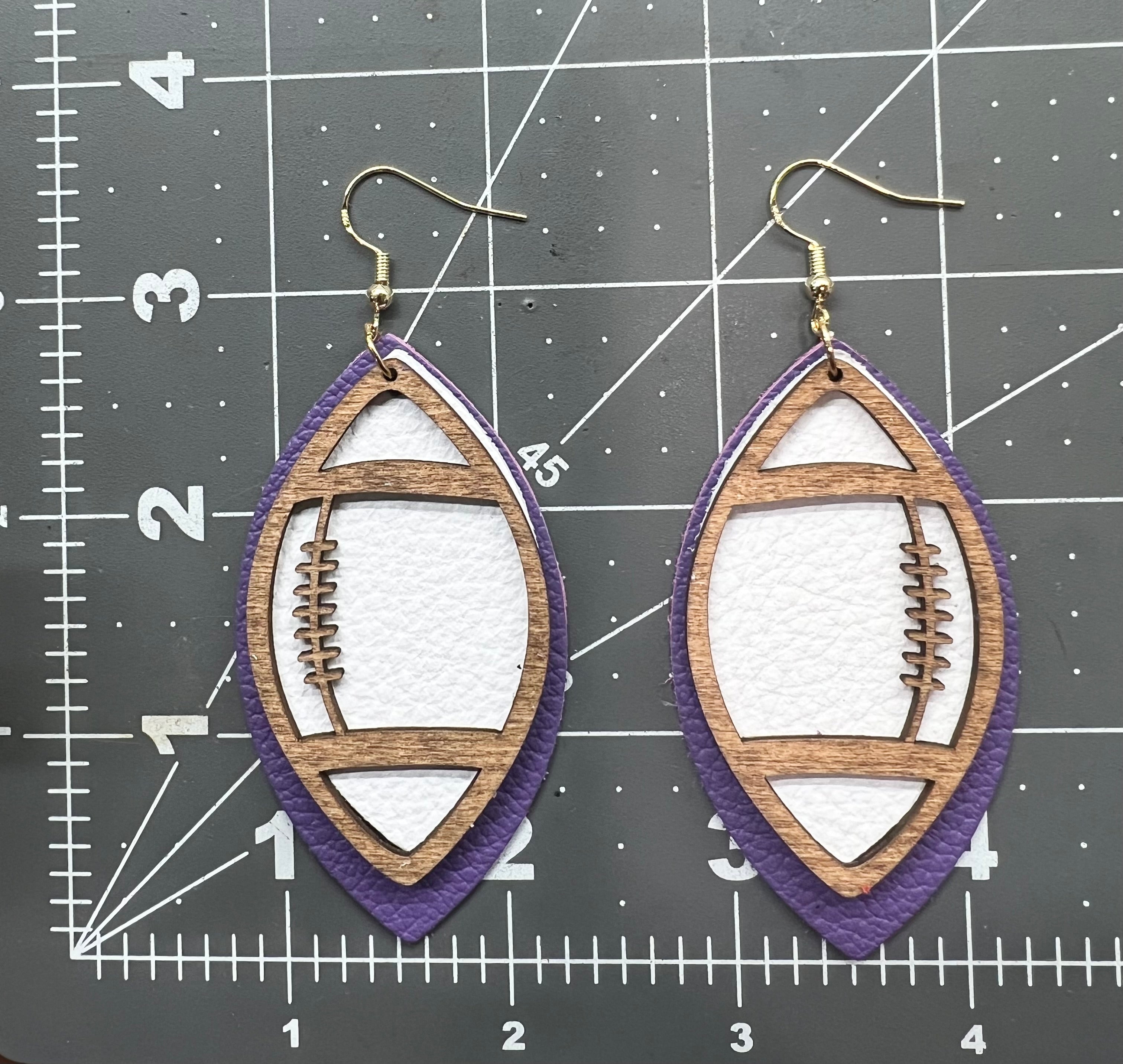 Football Earrings