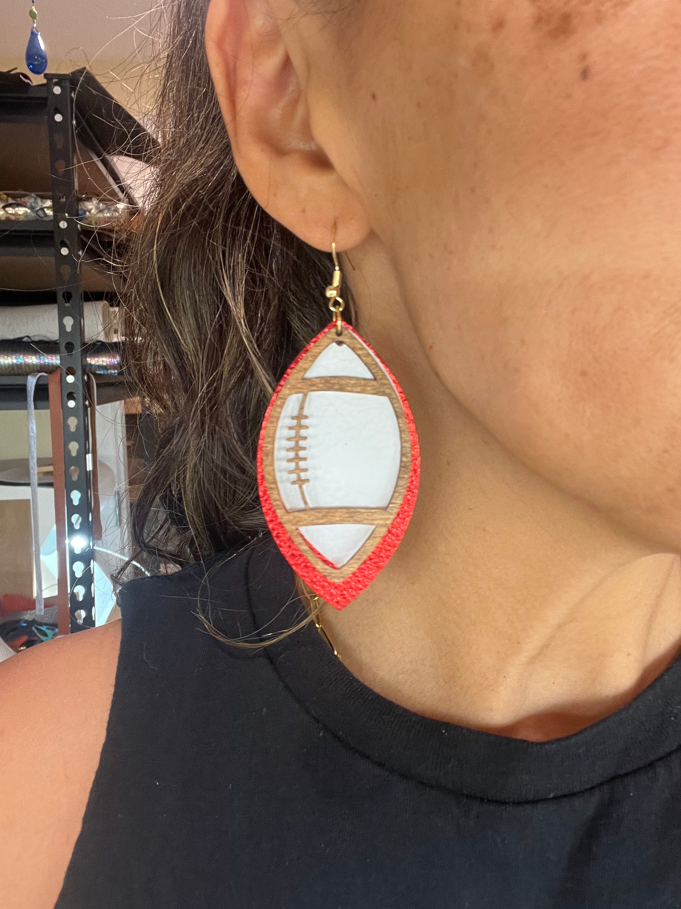 Football Earrings