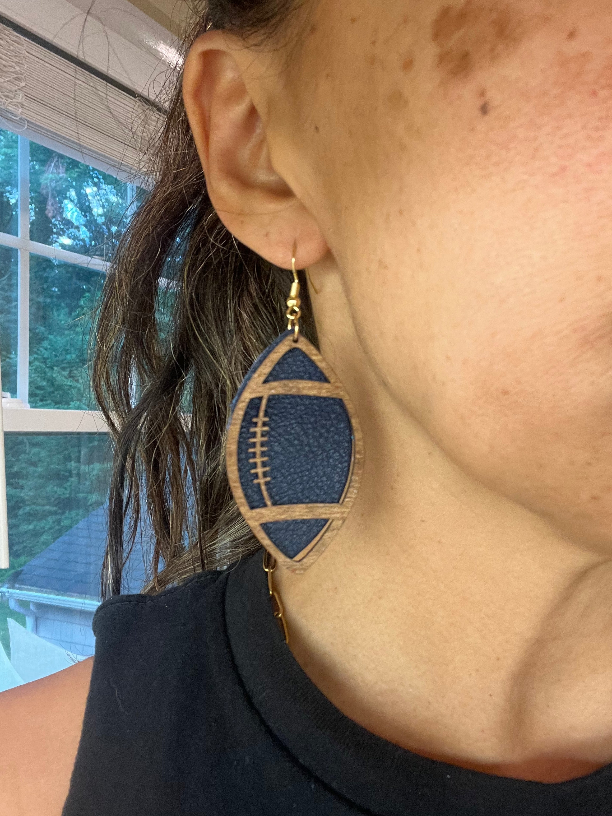 Football Earrings