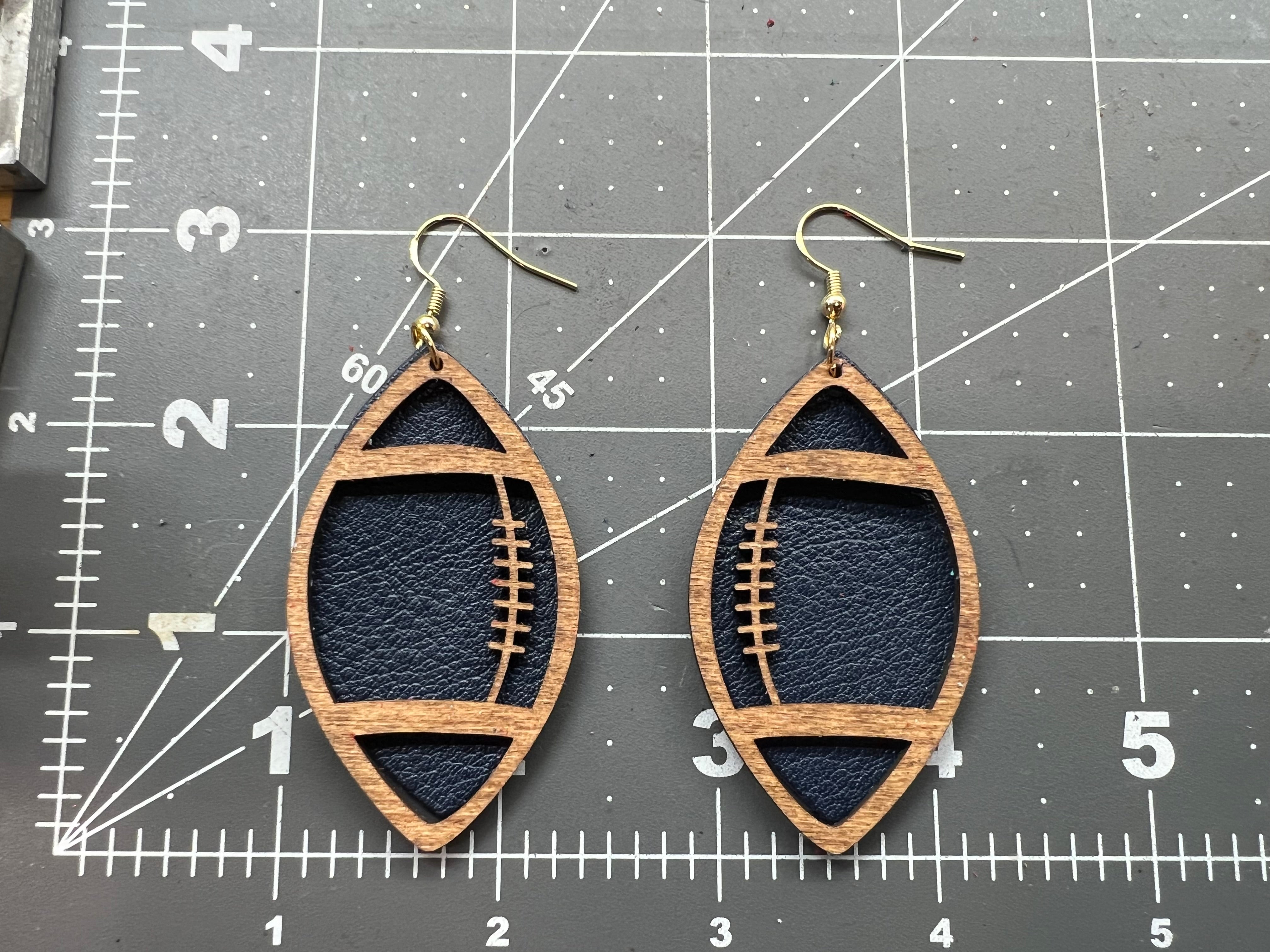 Football Earrings