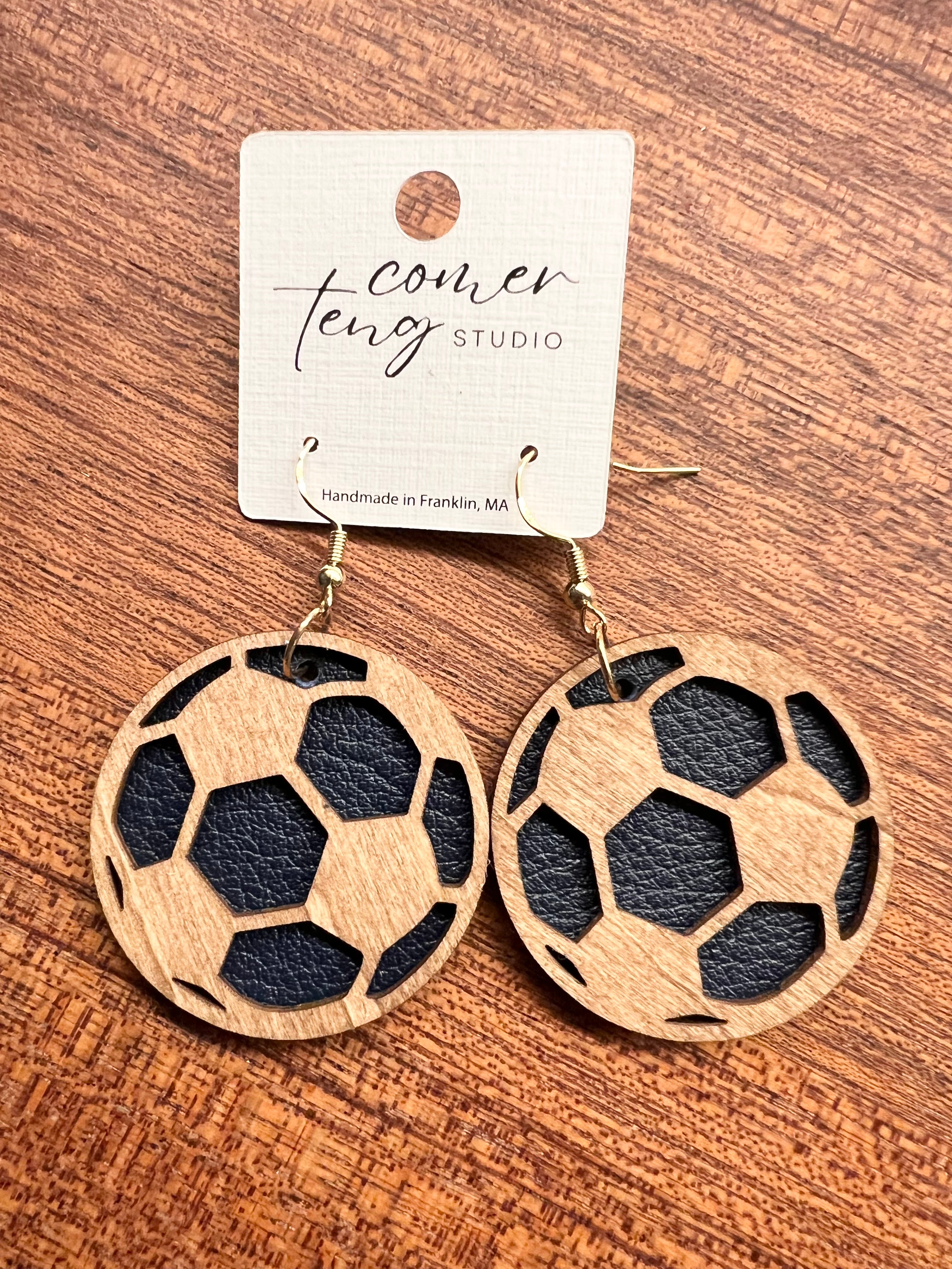 Soccer Earrings