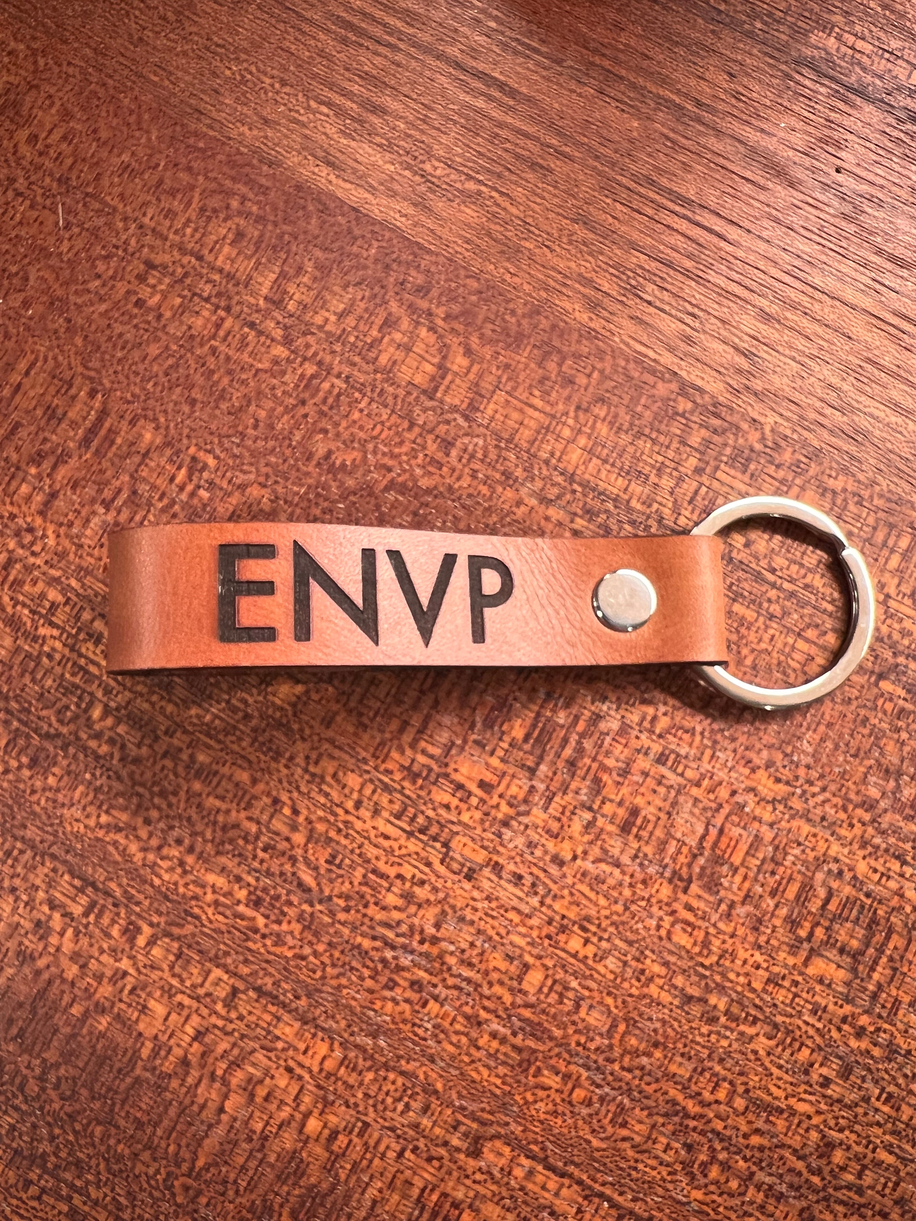 Personalized Leather Key Chain