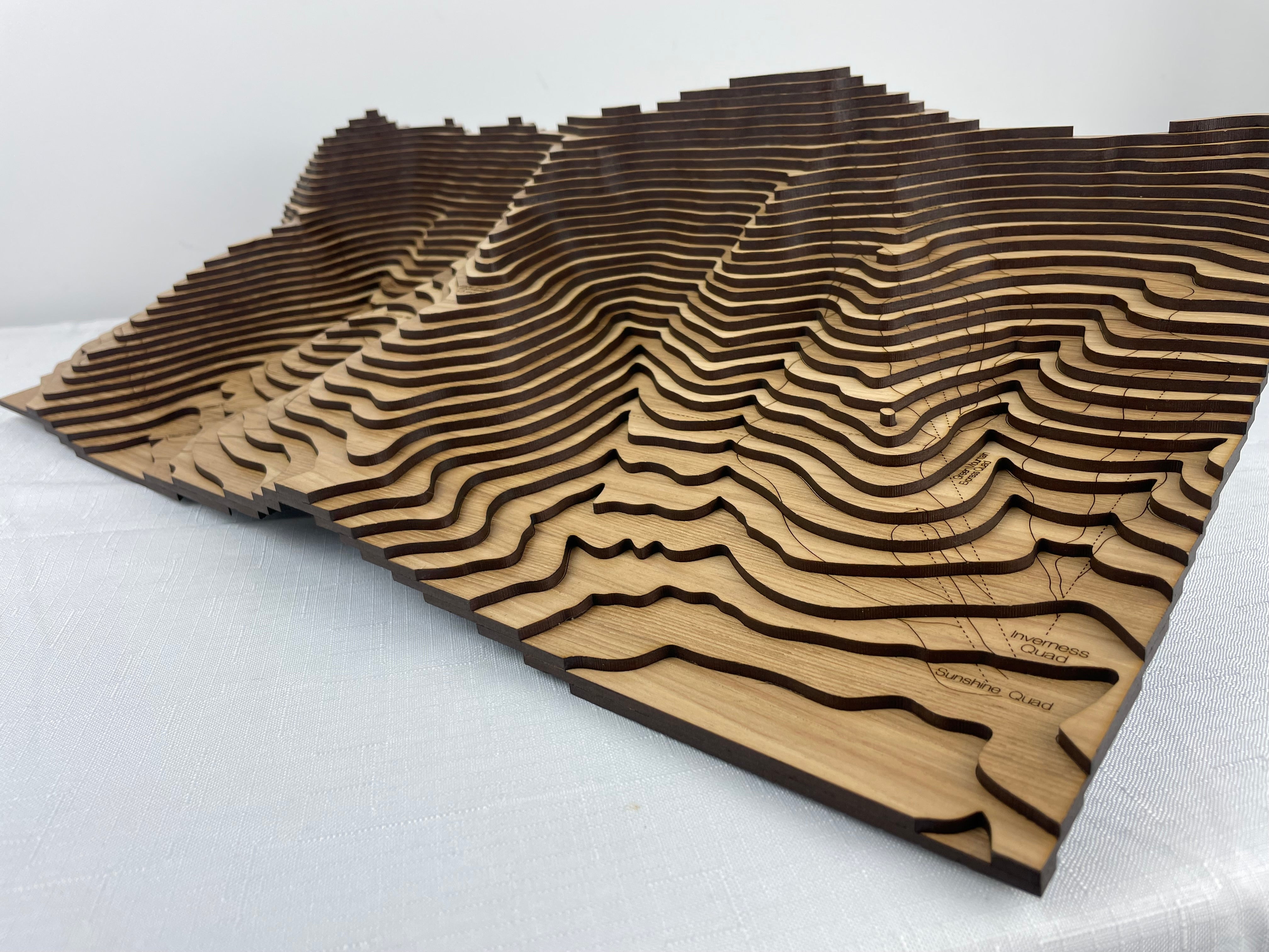 Custom Topographic Map