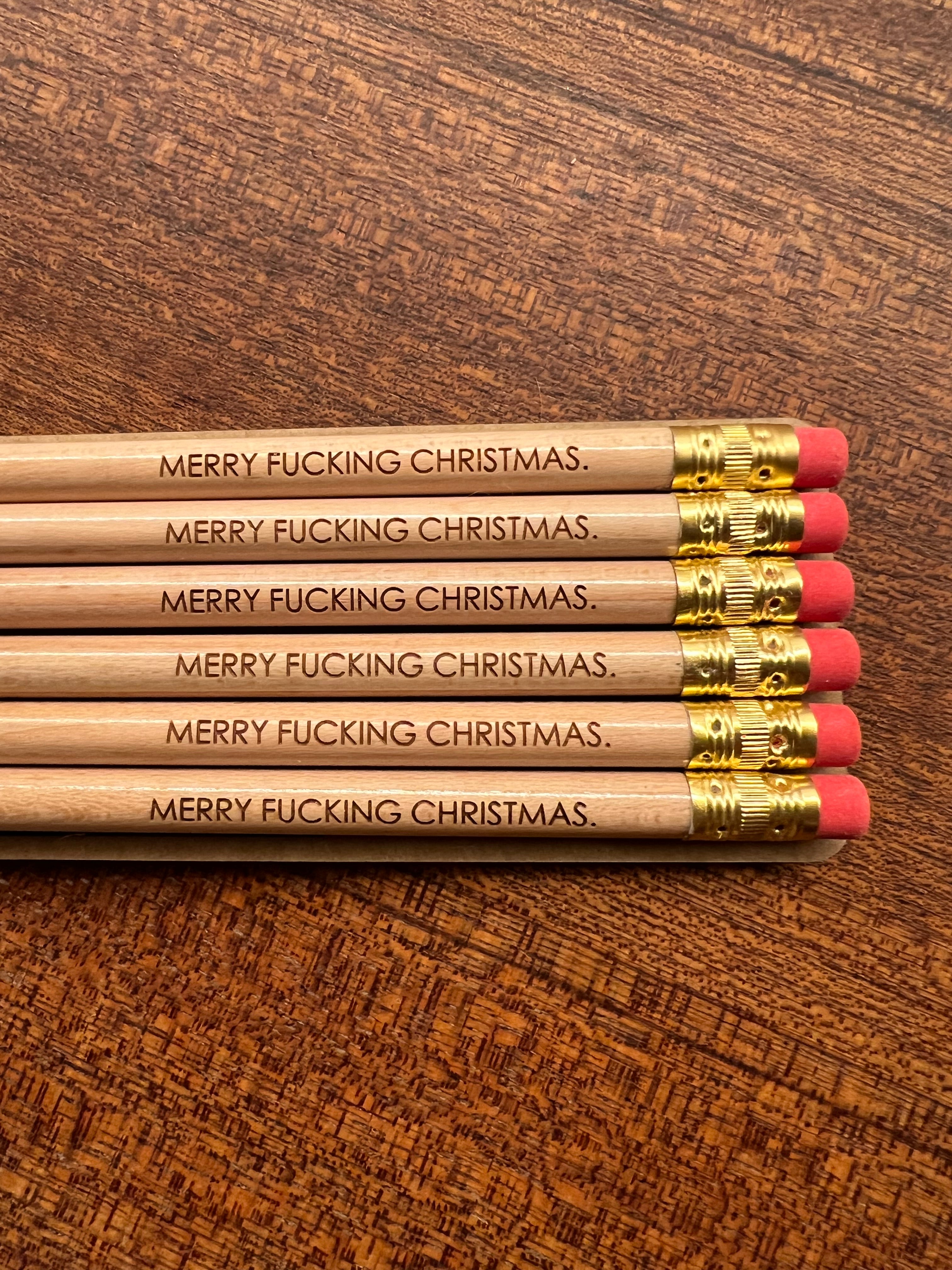 Fresh Christmas Pencils