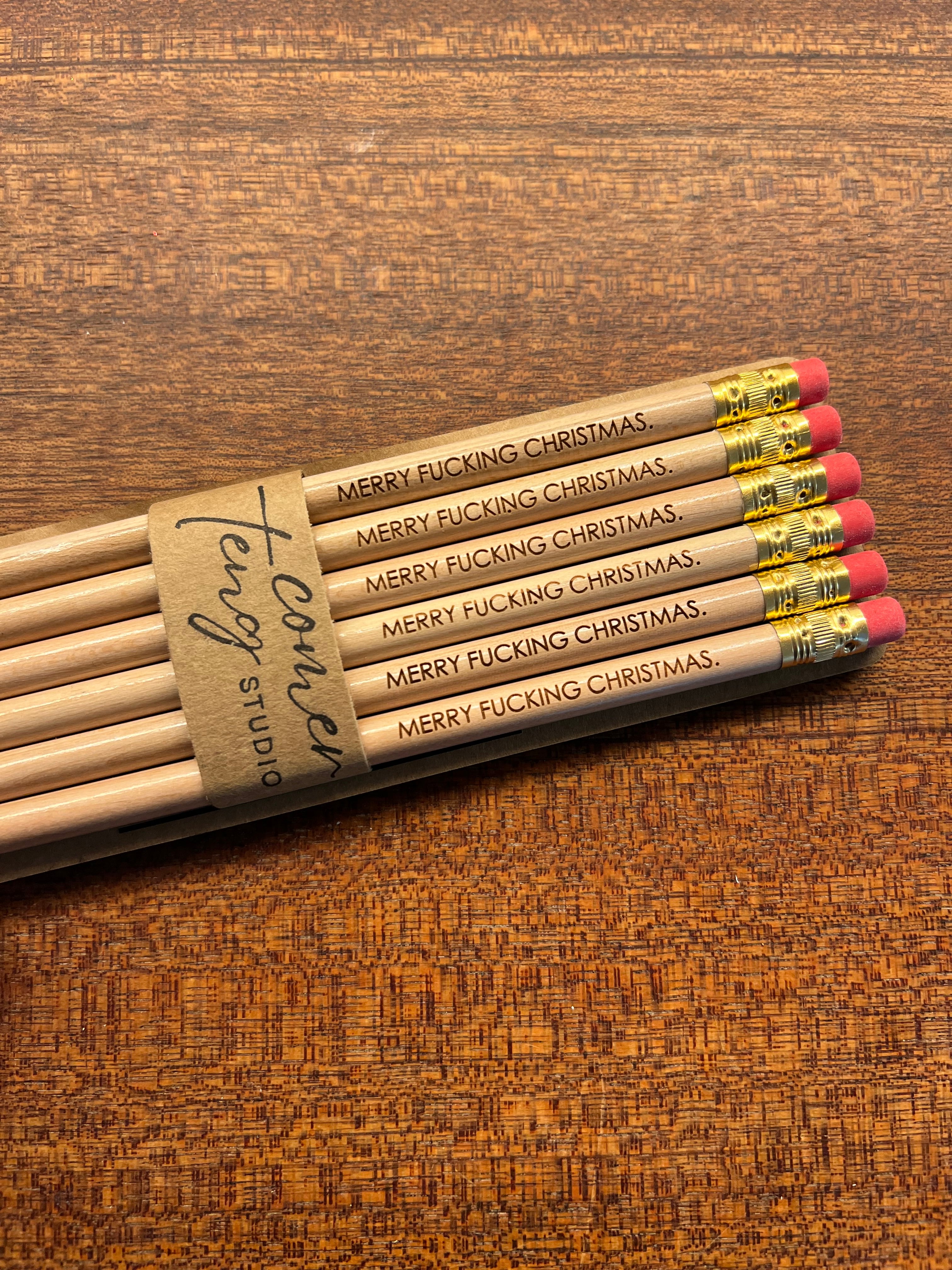 Fresh Christmas Pencils