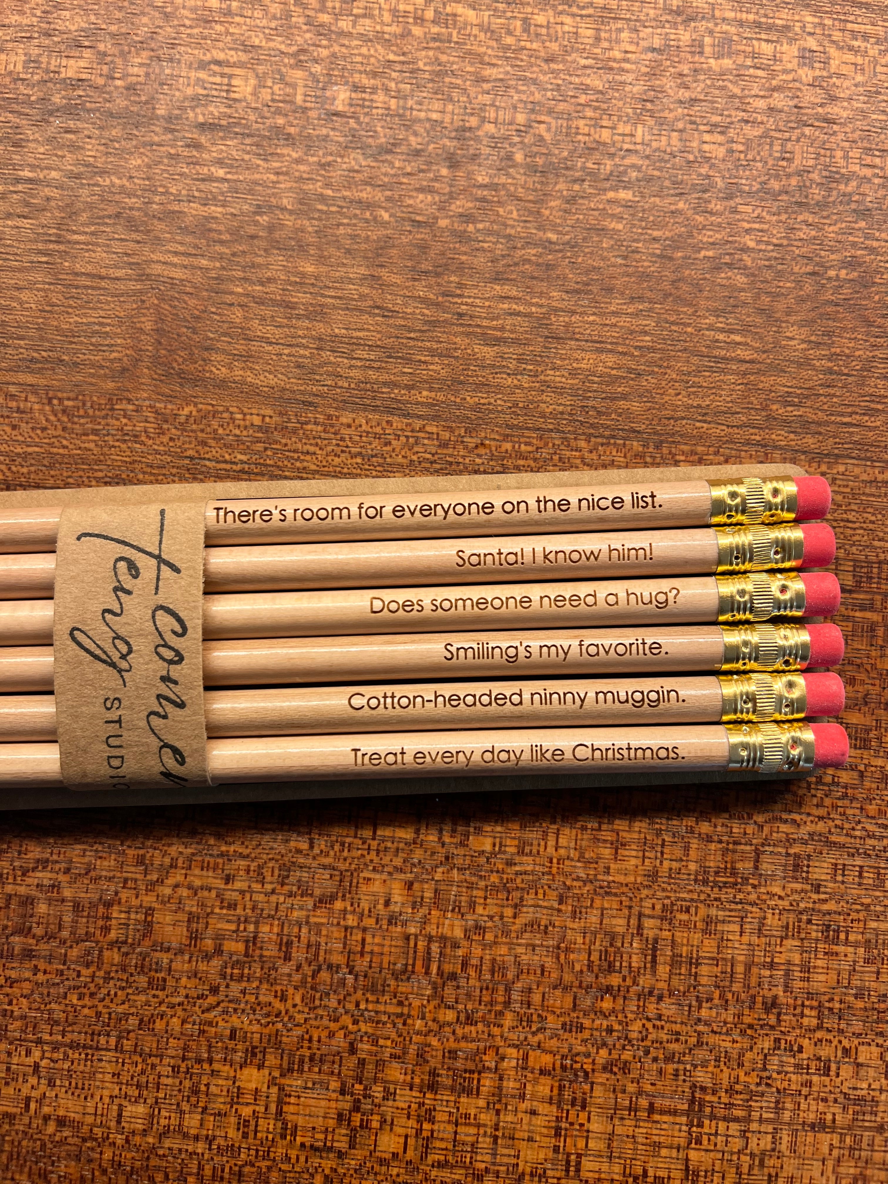 ELF Movie Quote Pencils