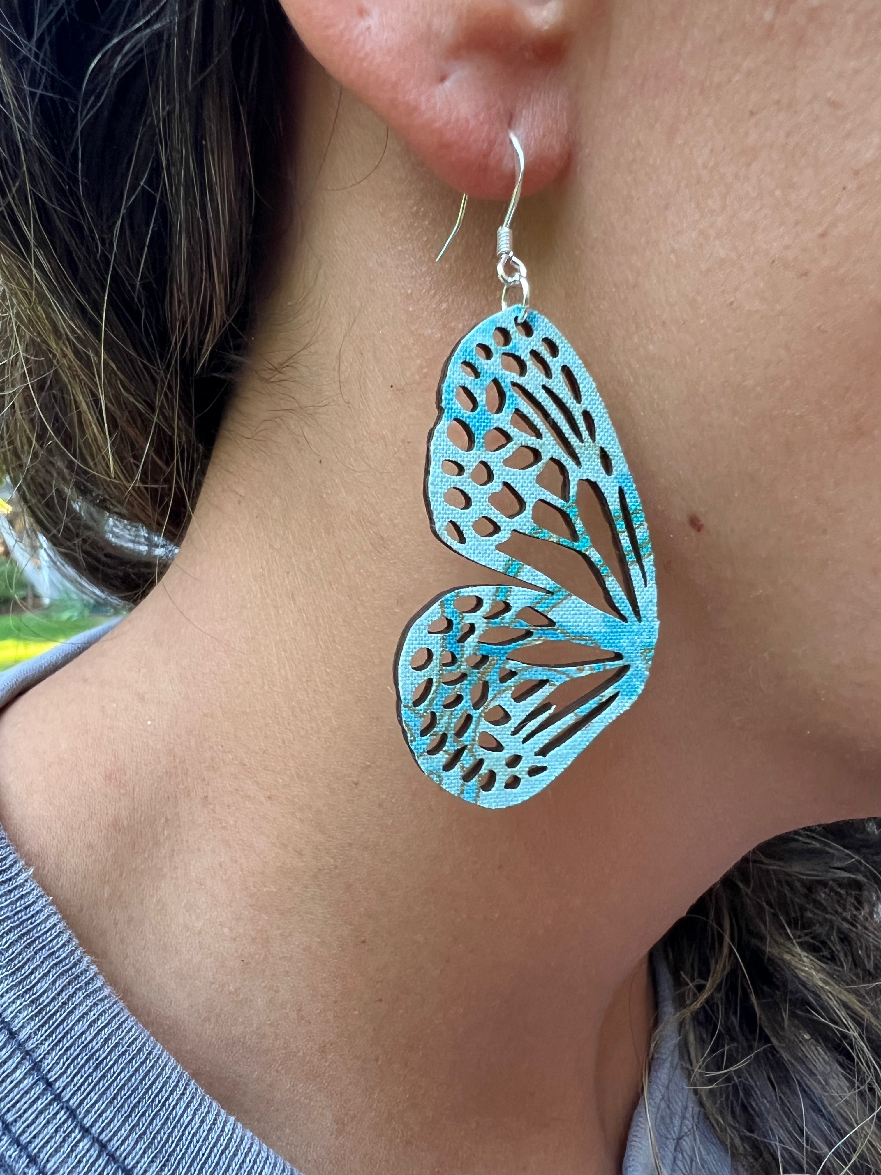 Light Blue Butterfly Wings