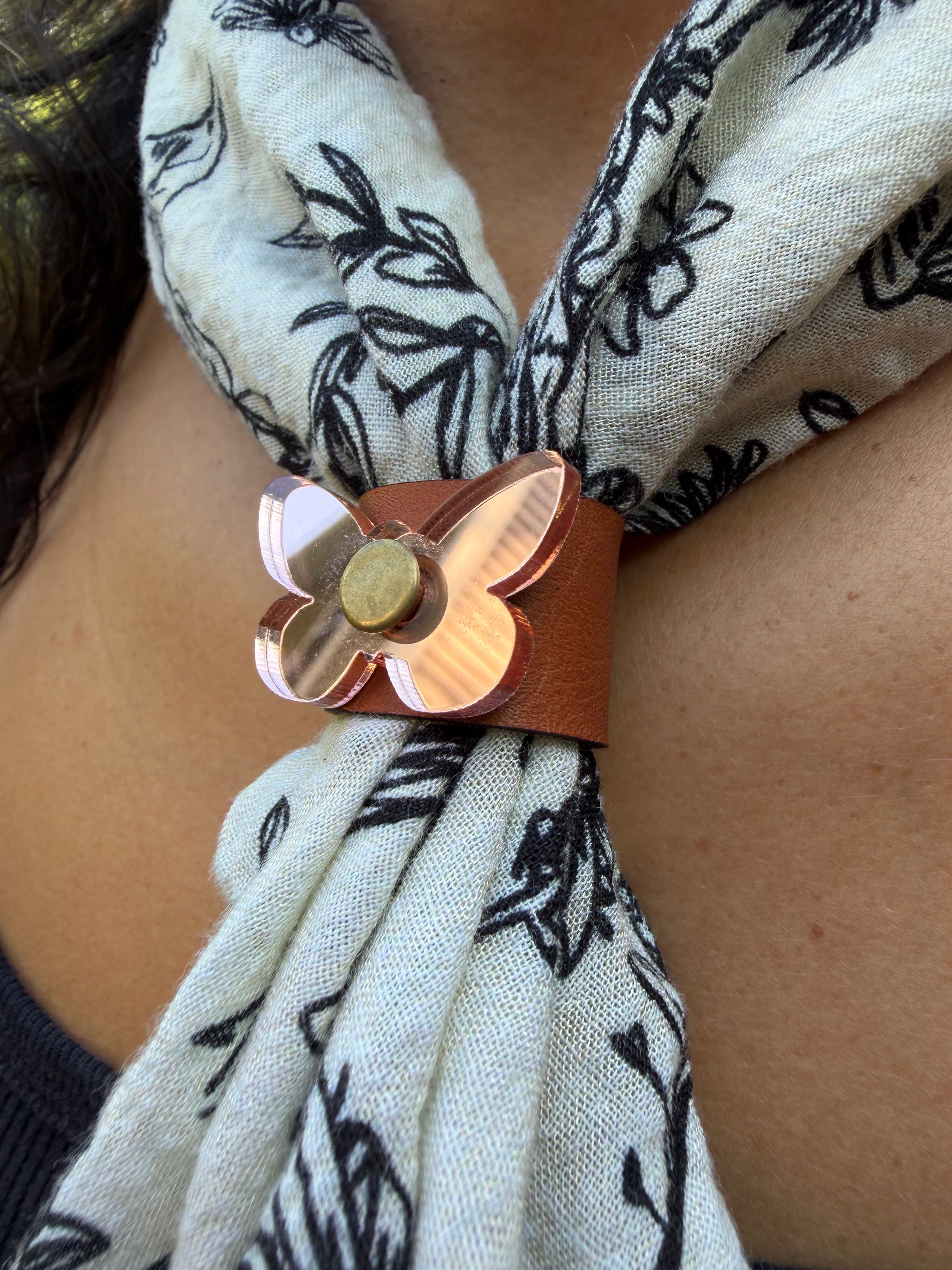 Butterfly Scarf Cuff