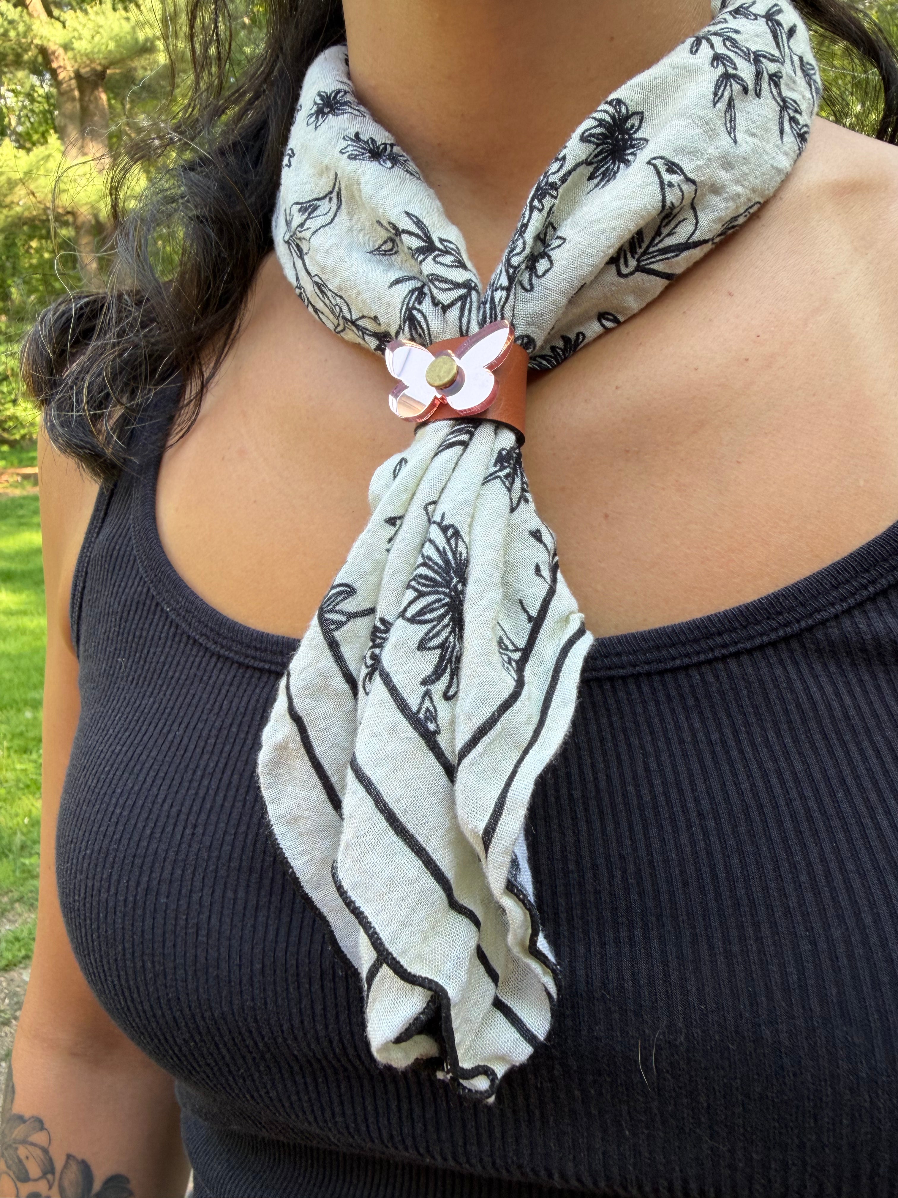 Butterfly Scarf Cuff