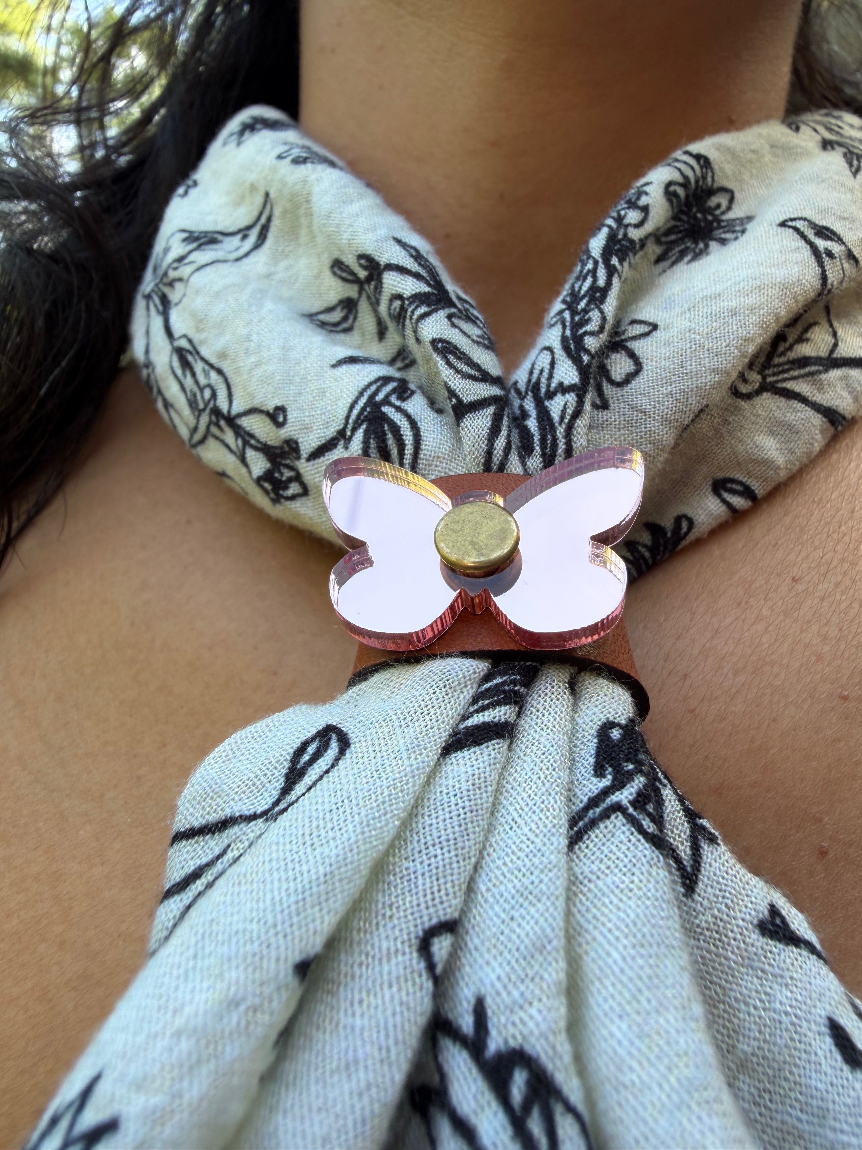 Butterfly Scarf Cuff
