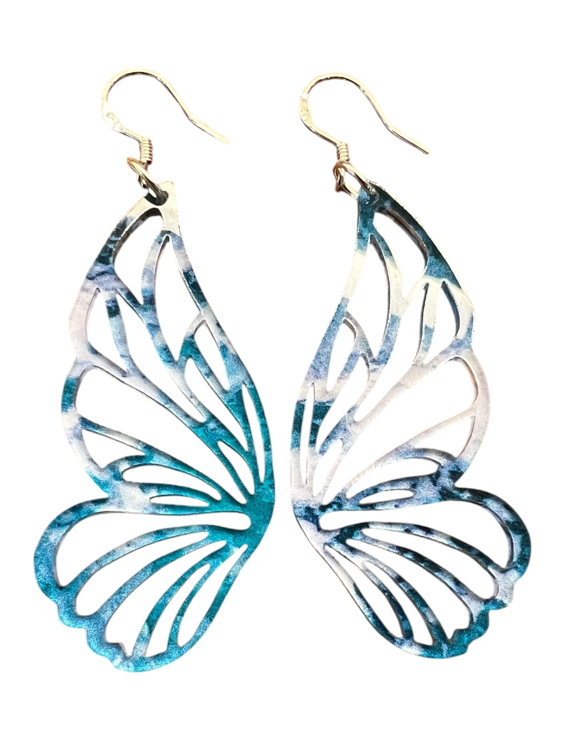 Ocean Fairy Wing Earrings