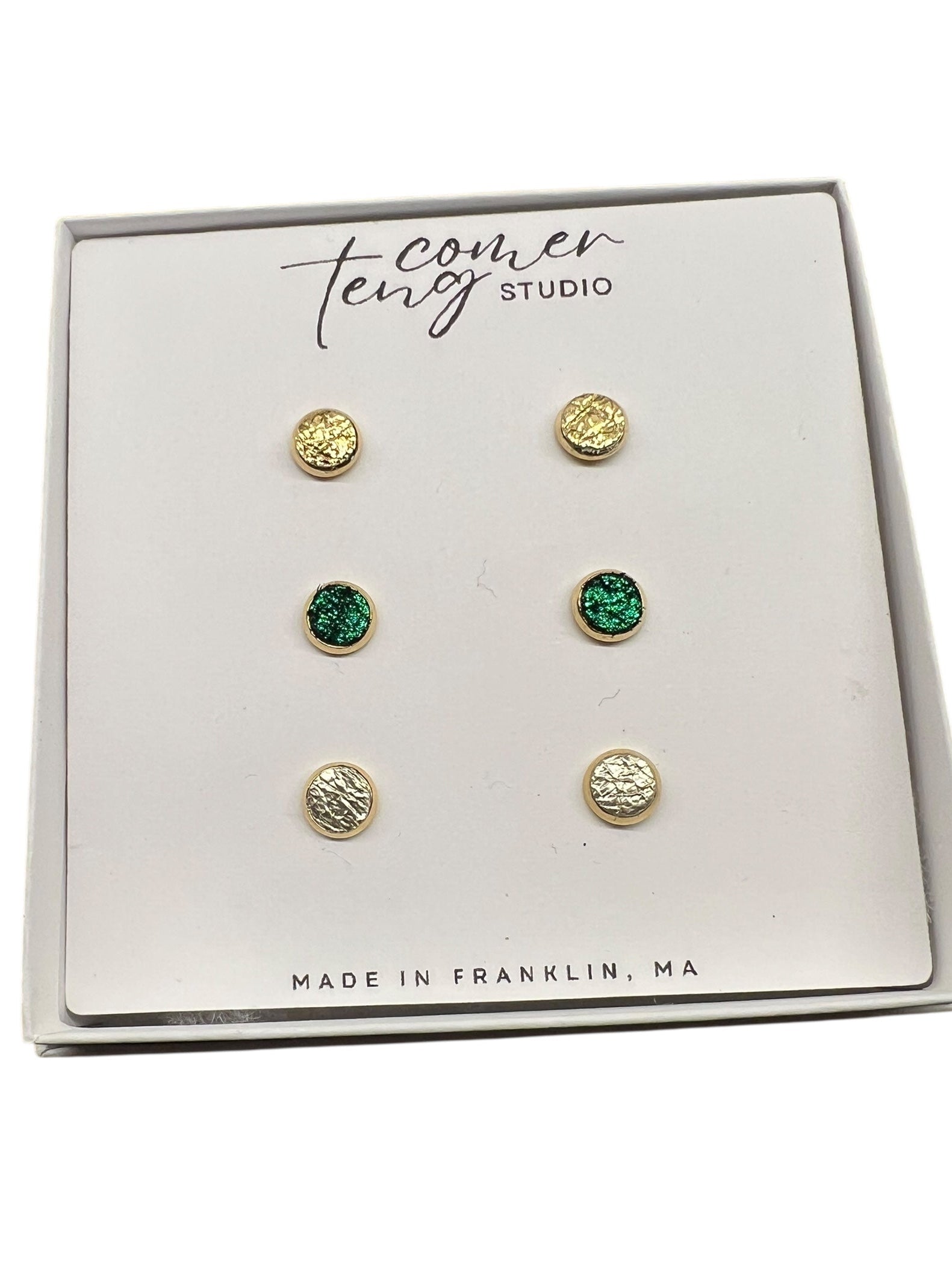 Mini Stud Earring Trio-Choose Your Colors!