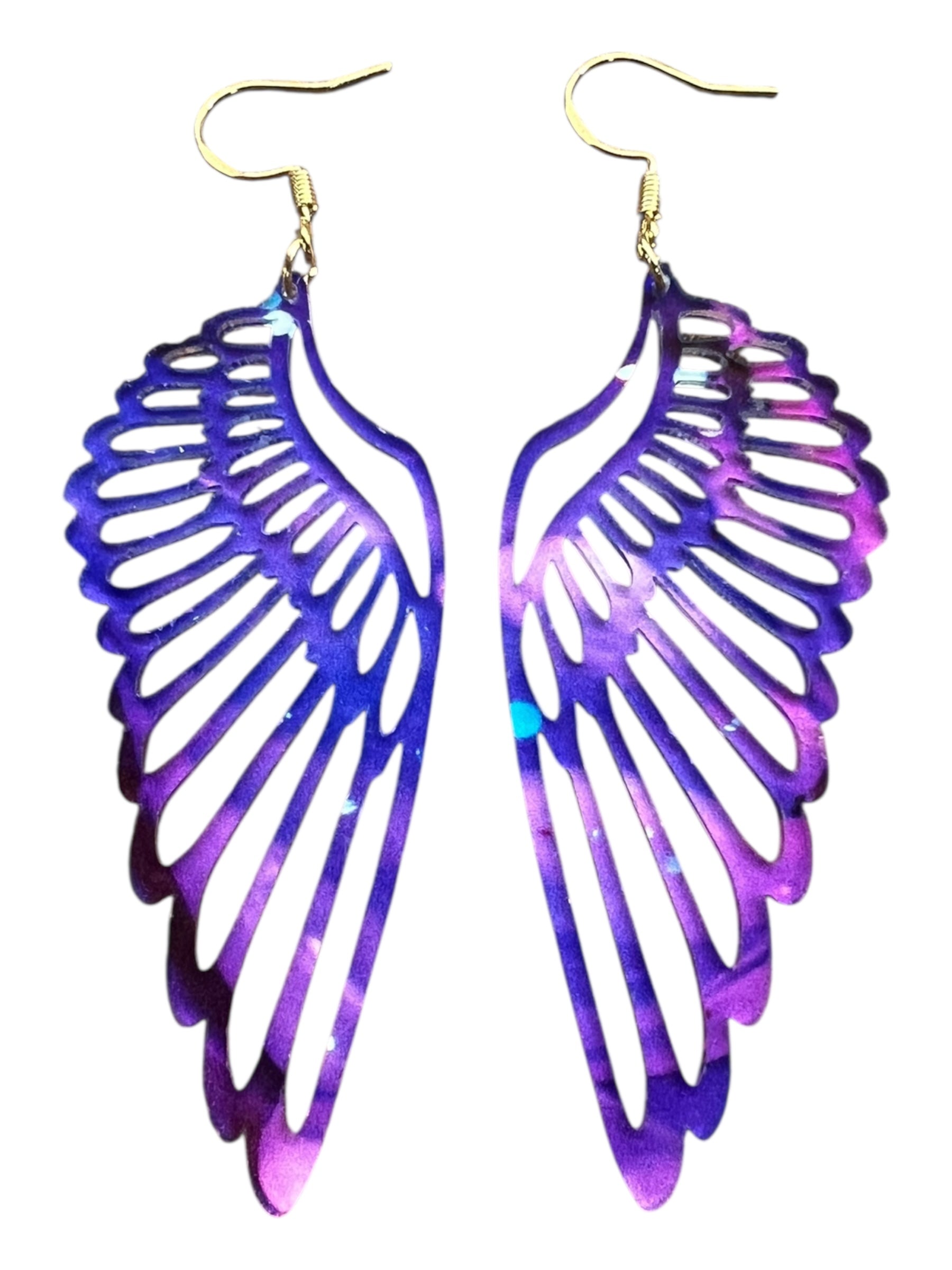 Galaxy Angel Wing Earrings