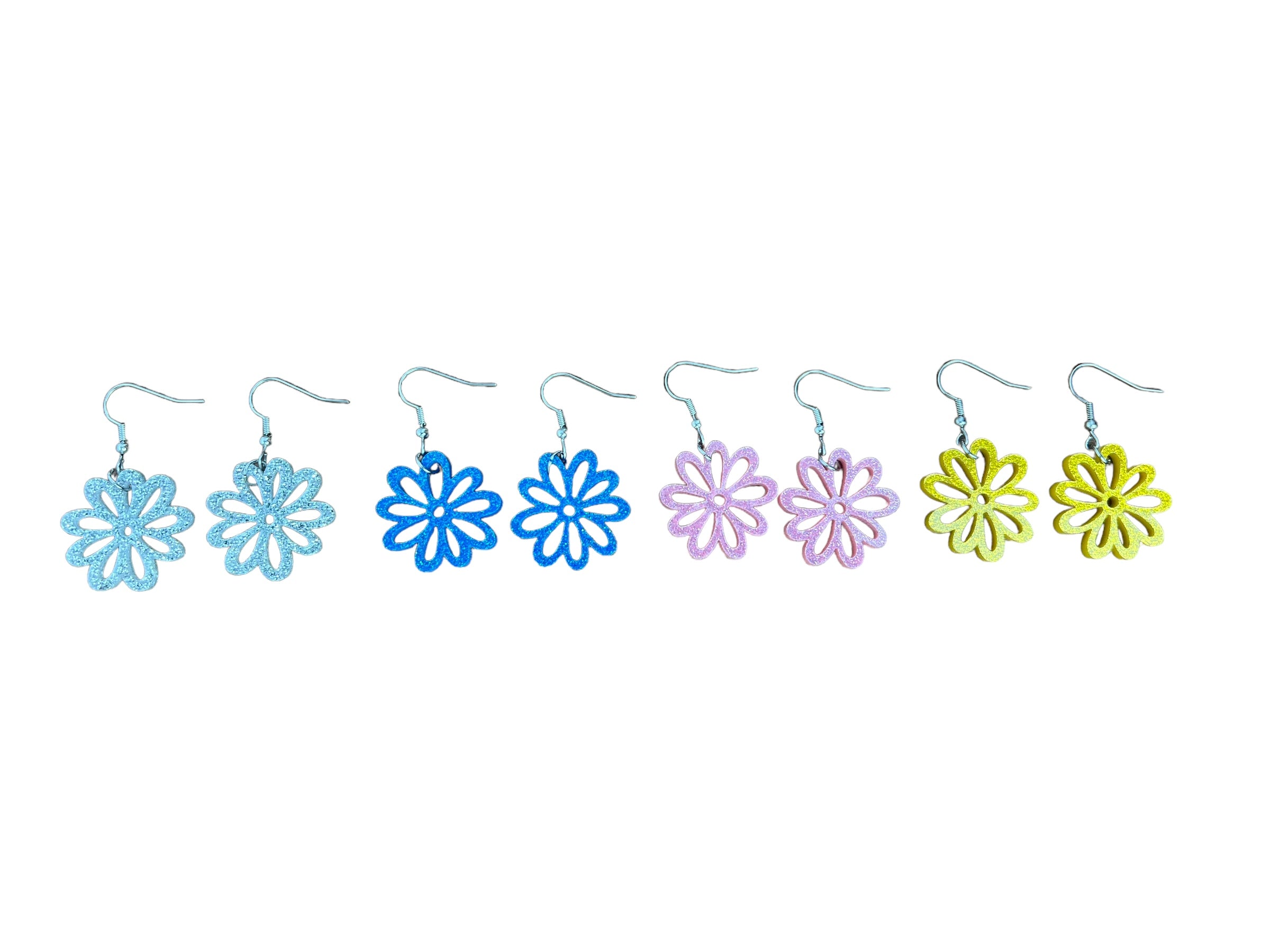 Acrylic Flower Earrings