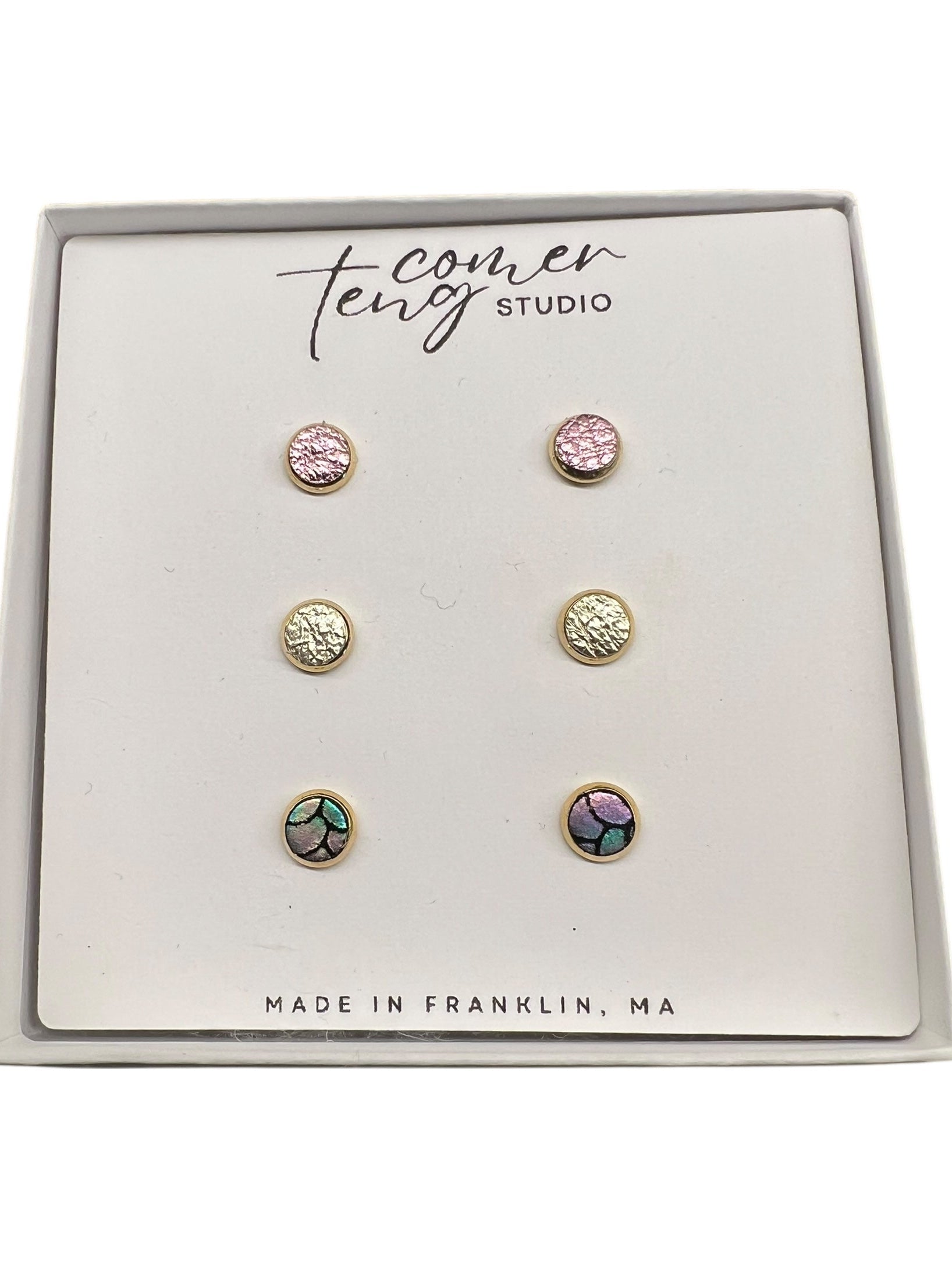 Mini Stud Earring Trio-Choose Your Colors!