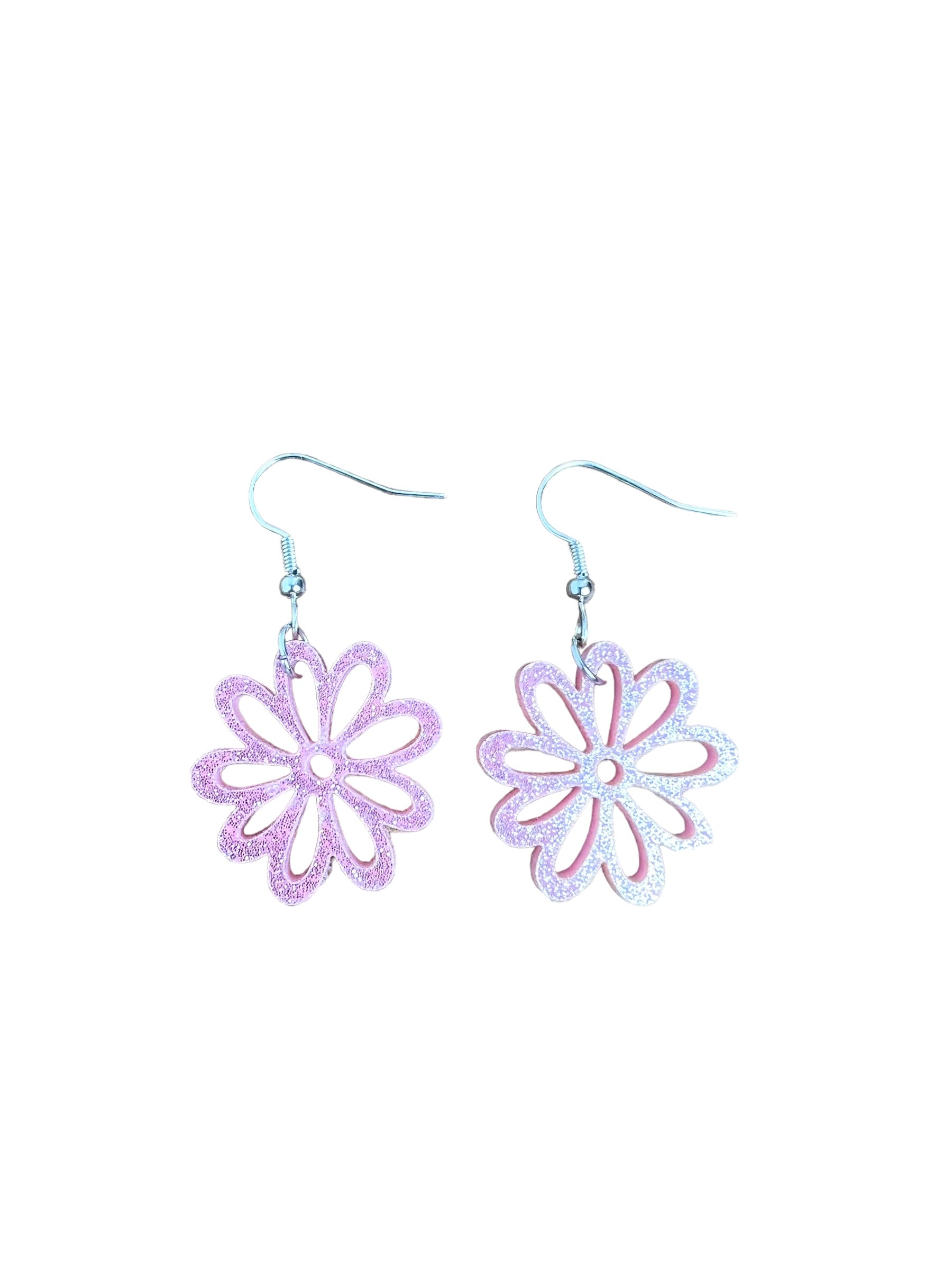 Acrylic Flower Earrings