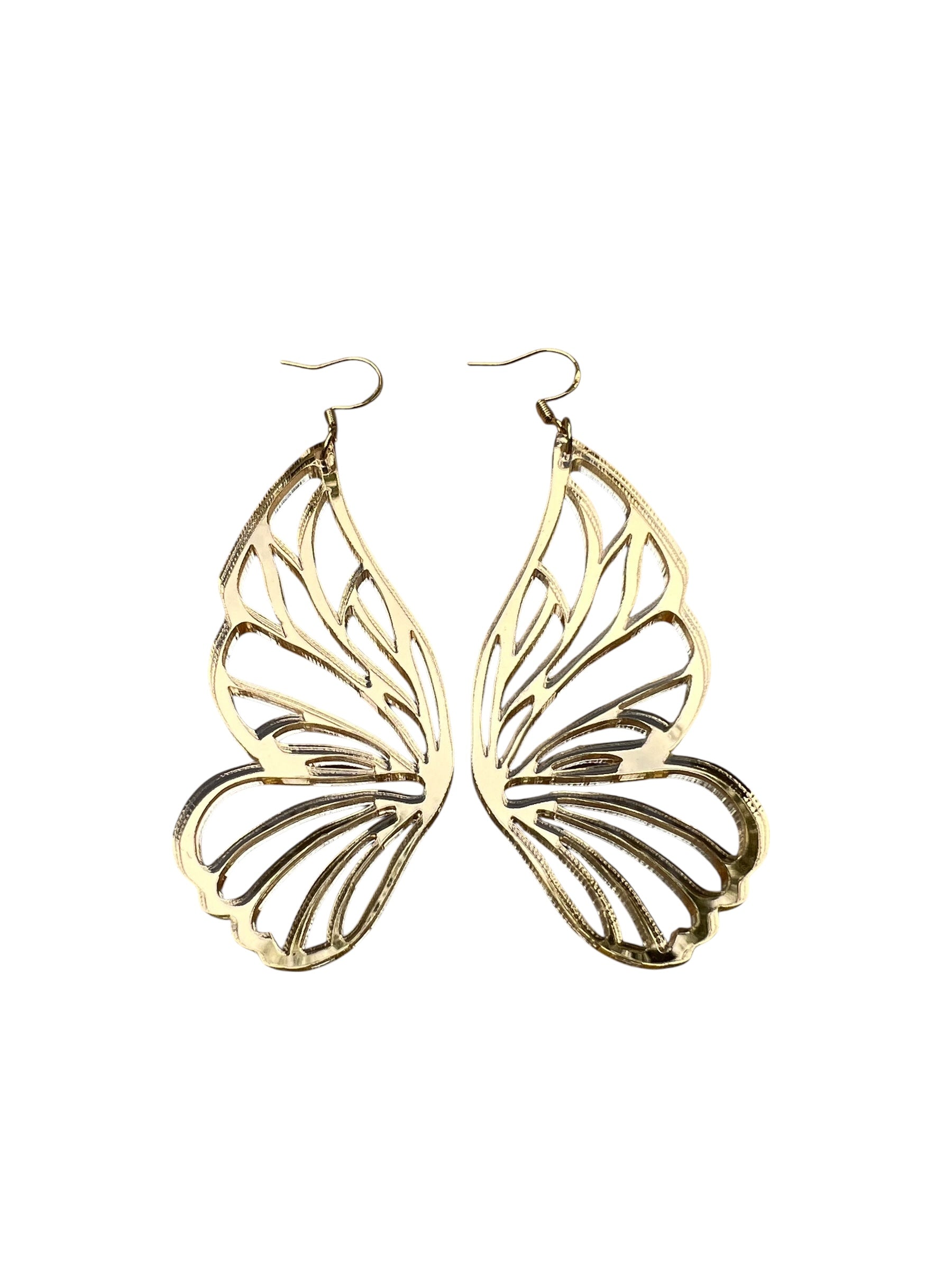 Gold Acrylic Fairy Wings