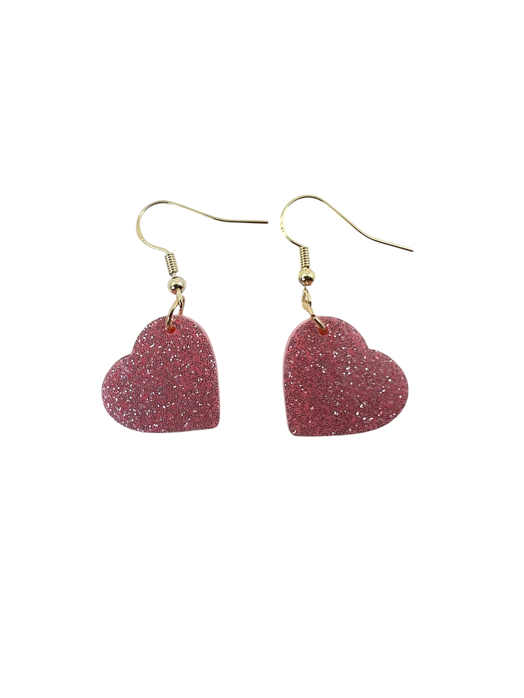 Acrylic Heart Earrings