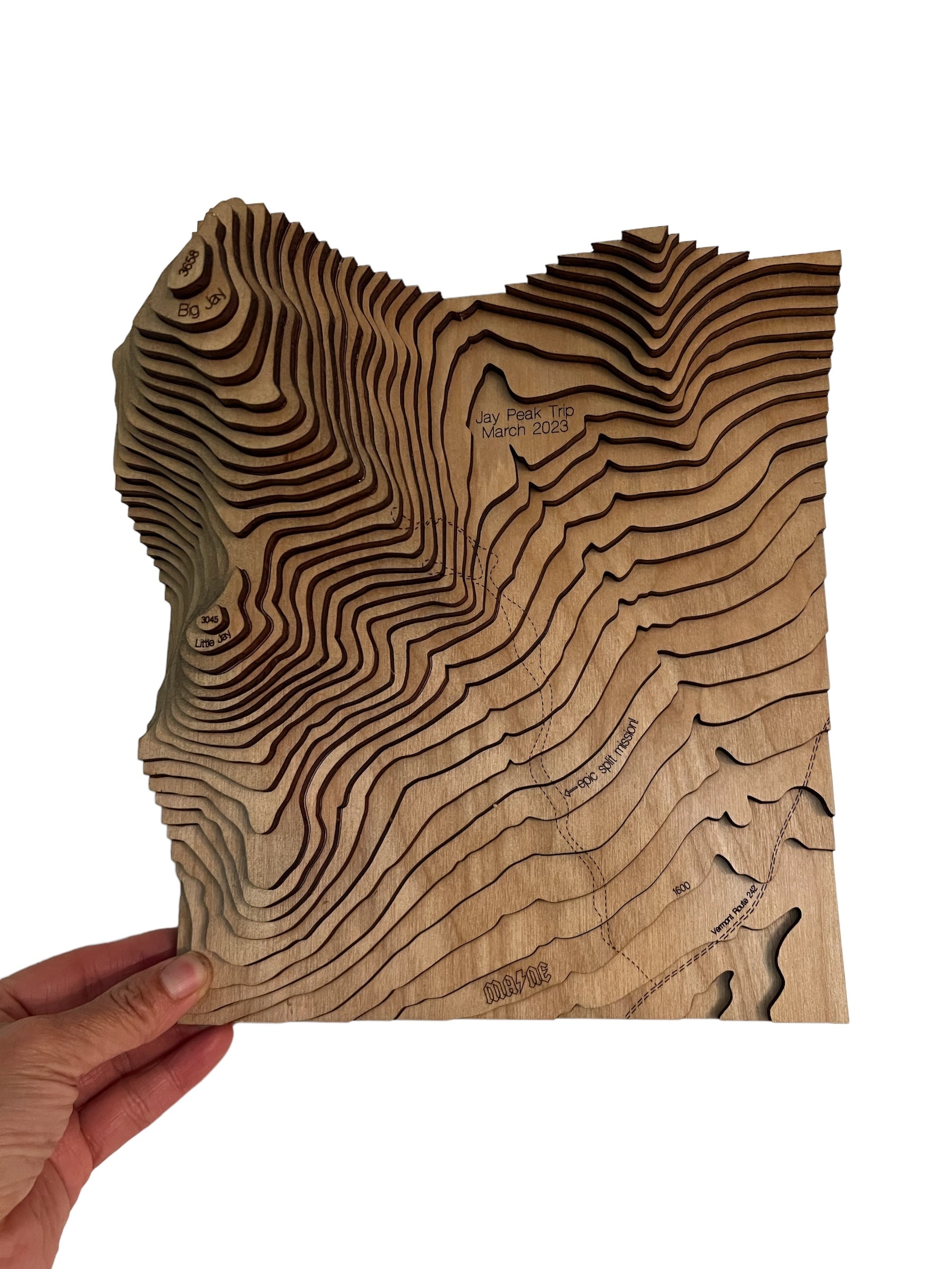 Custom Topographic Map