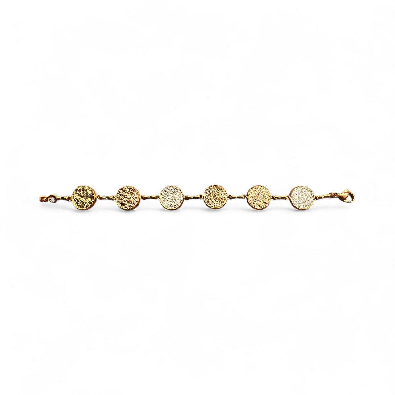 Gold, Rose Gold and Silver Everlink Bracelet