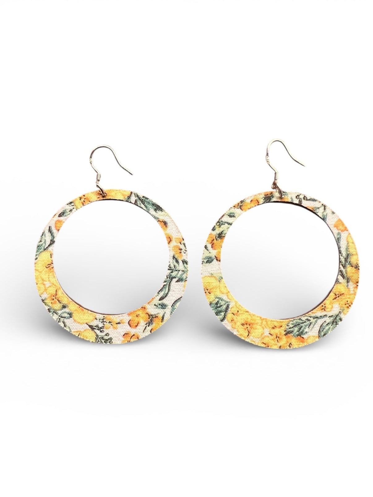 Reloved Large Sunshine Floral Hoop Earrings