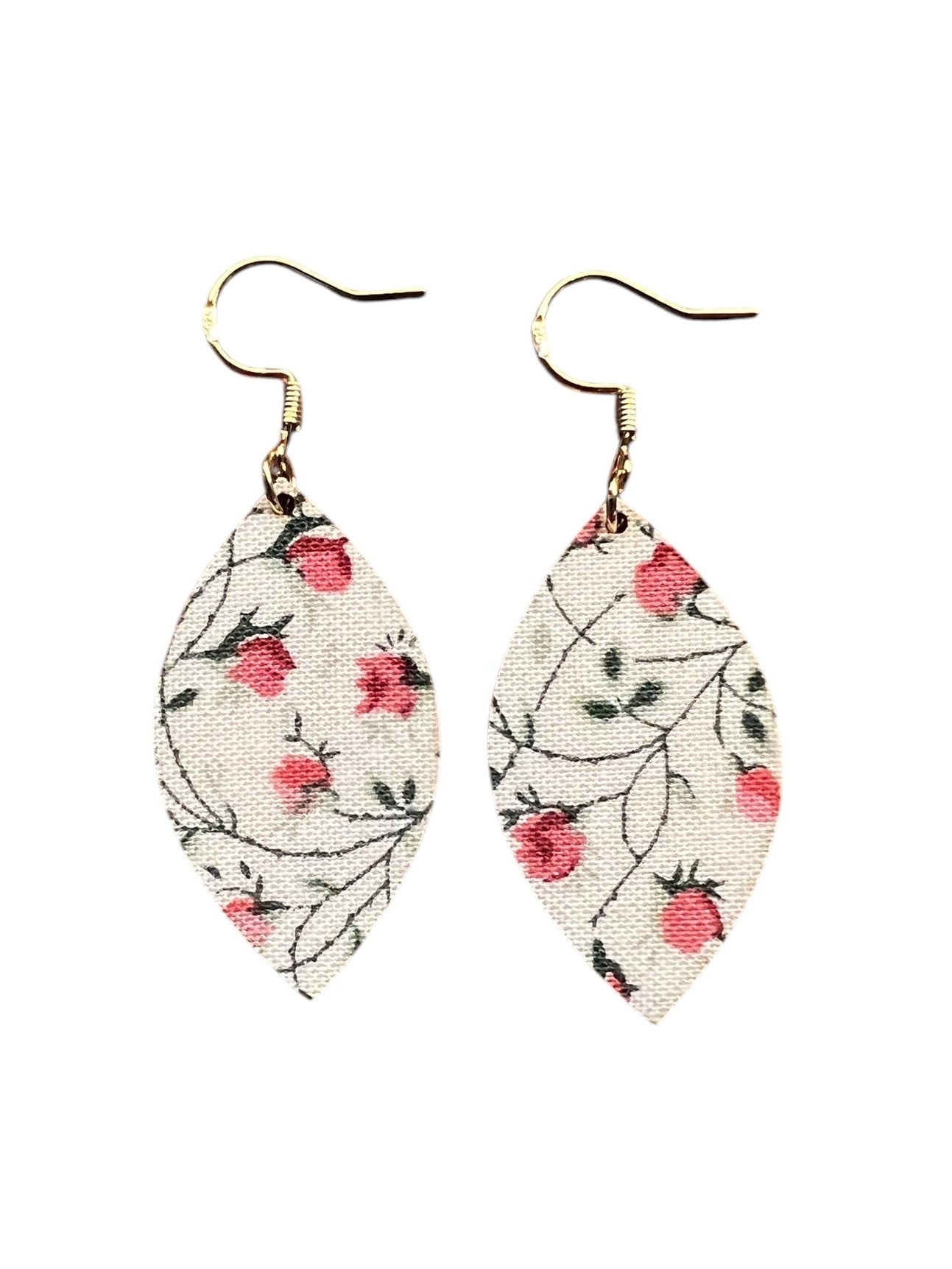Reloved Garden Rose Mini Leaf Earrings