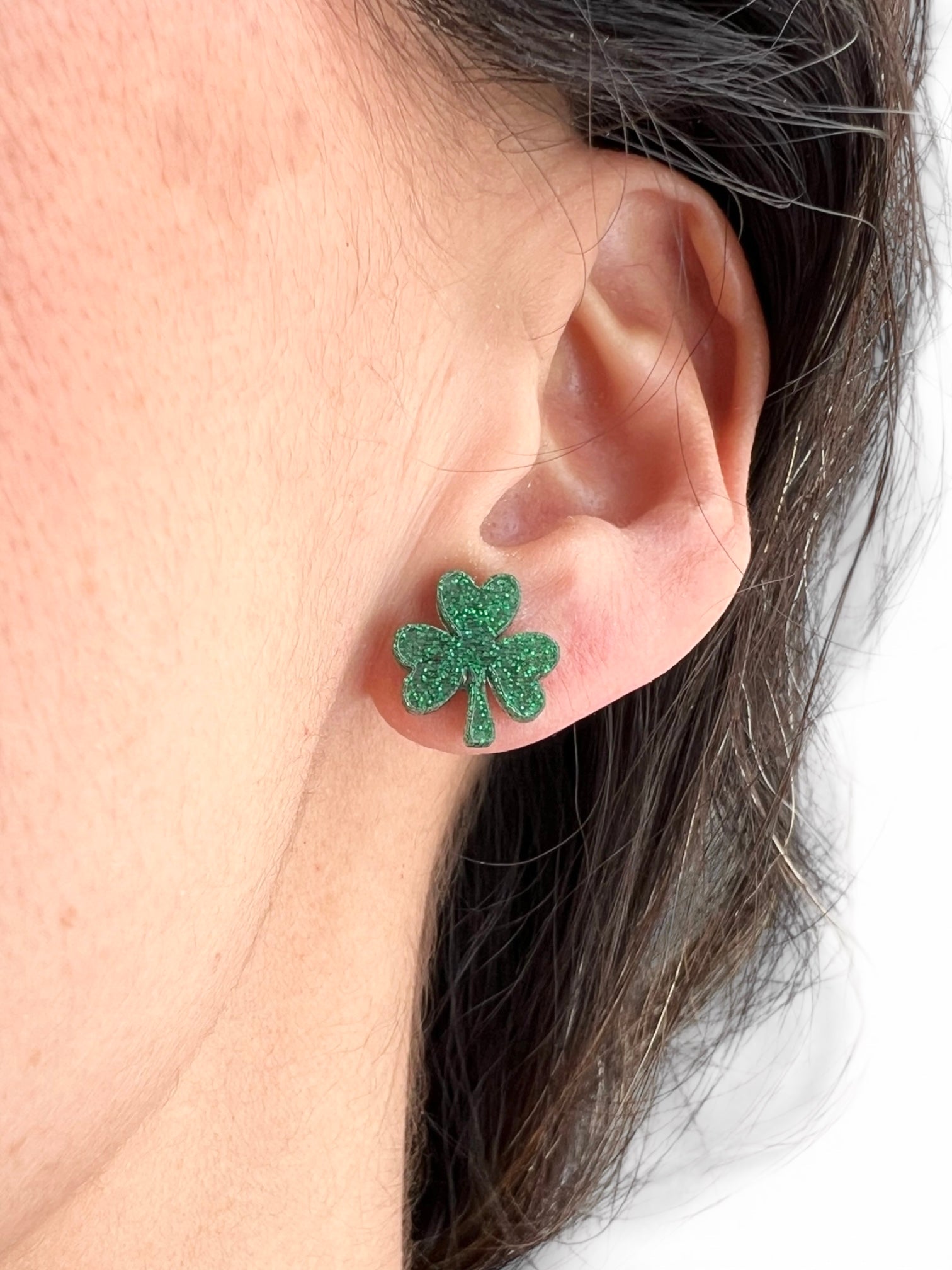 Shamrock Stud Earrings