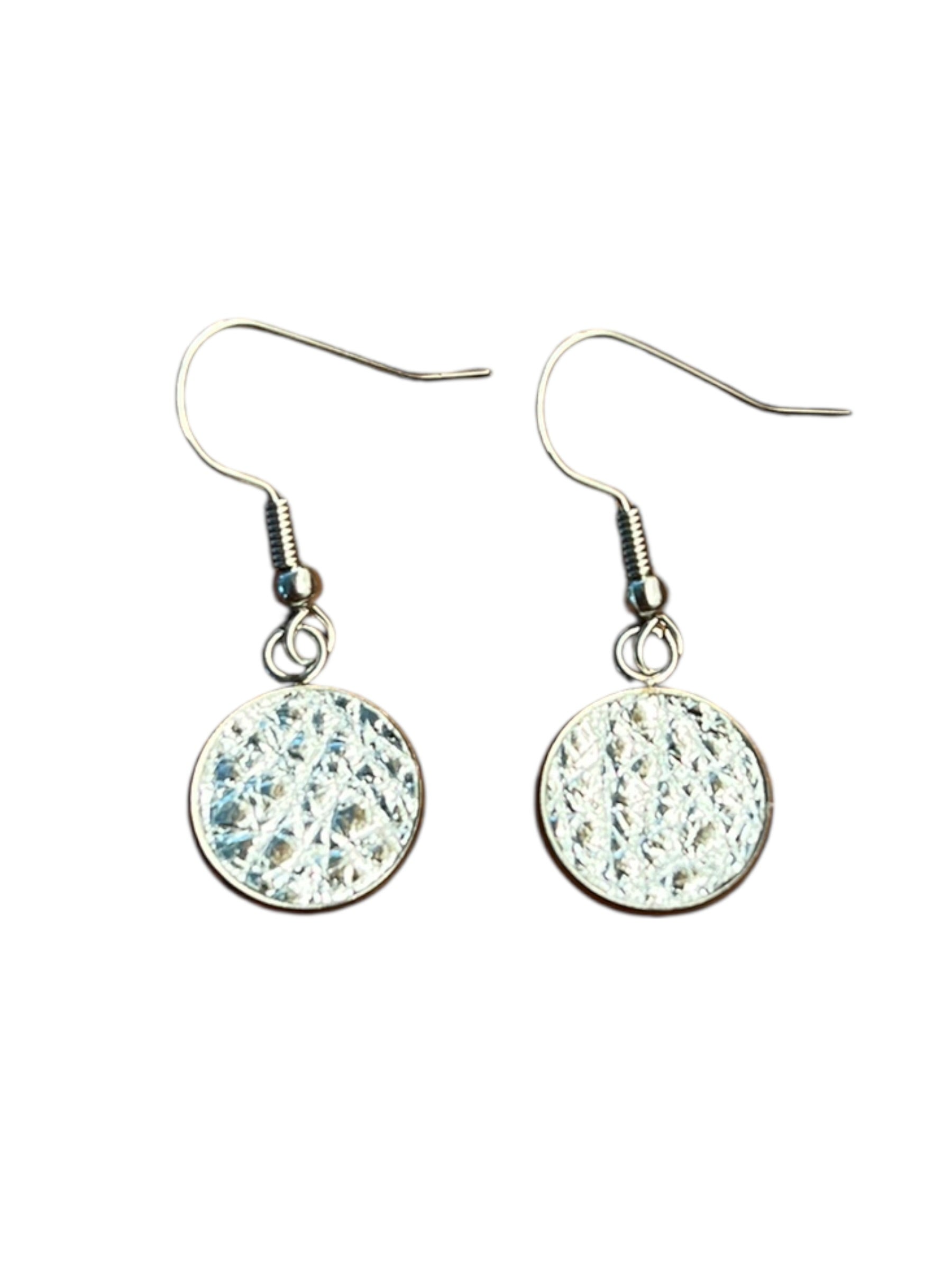 Silver Mini Lantern Earrings — 12 mm — Stainless Steel or Gold Plated