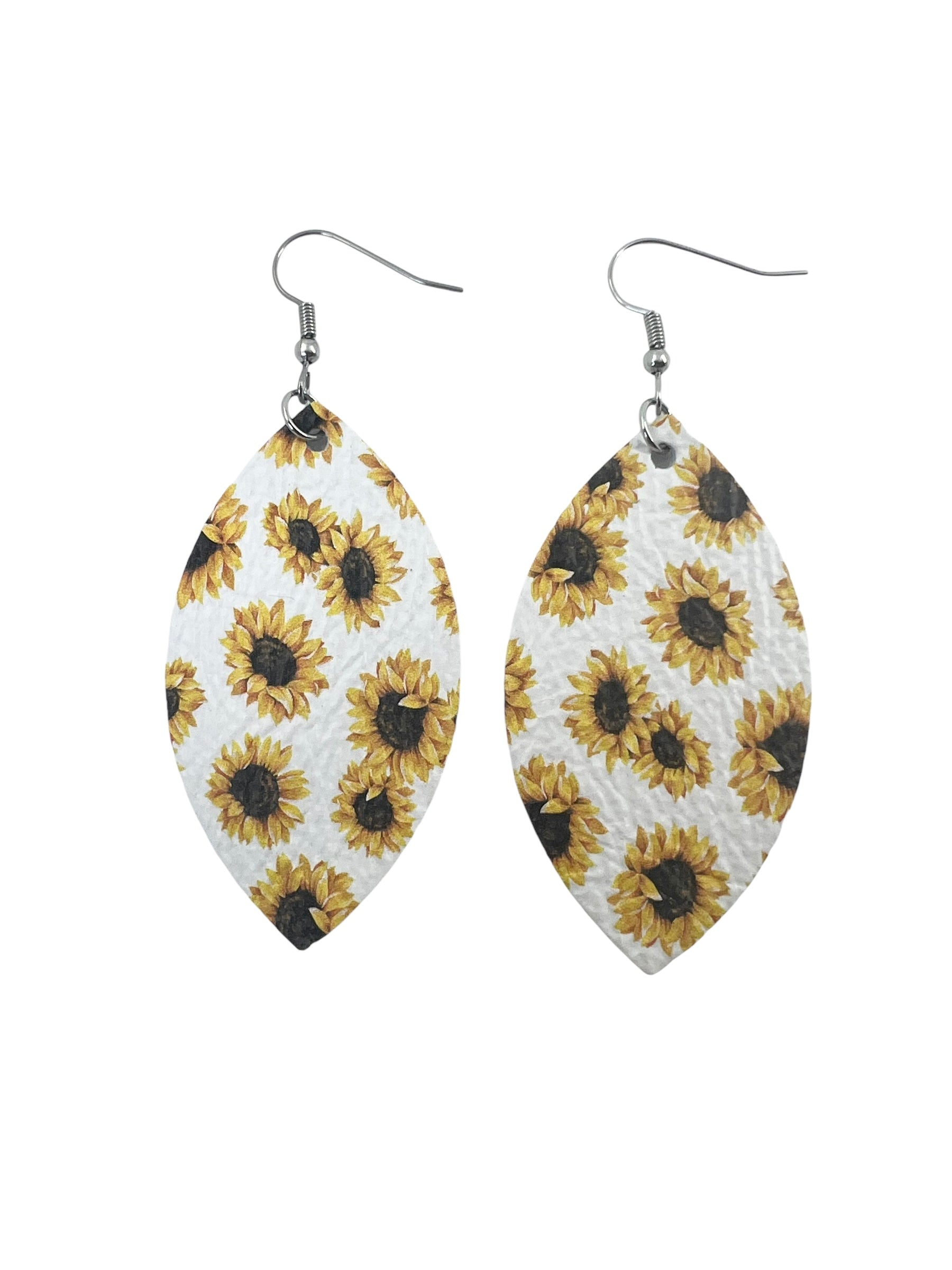 Sunflower Leaf Earrings