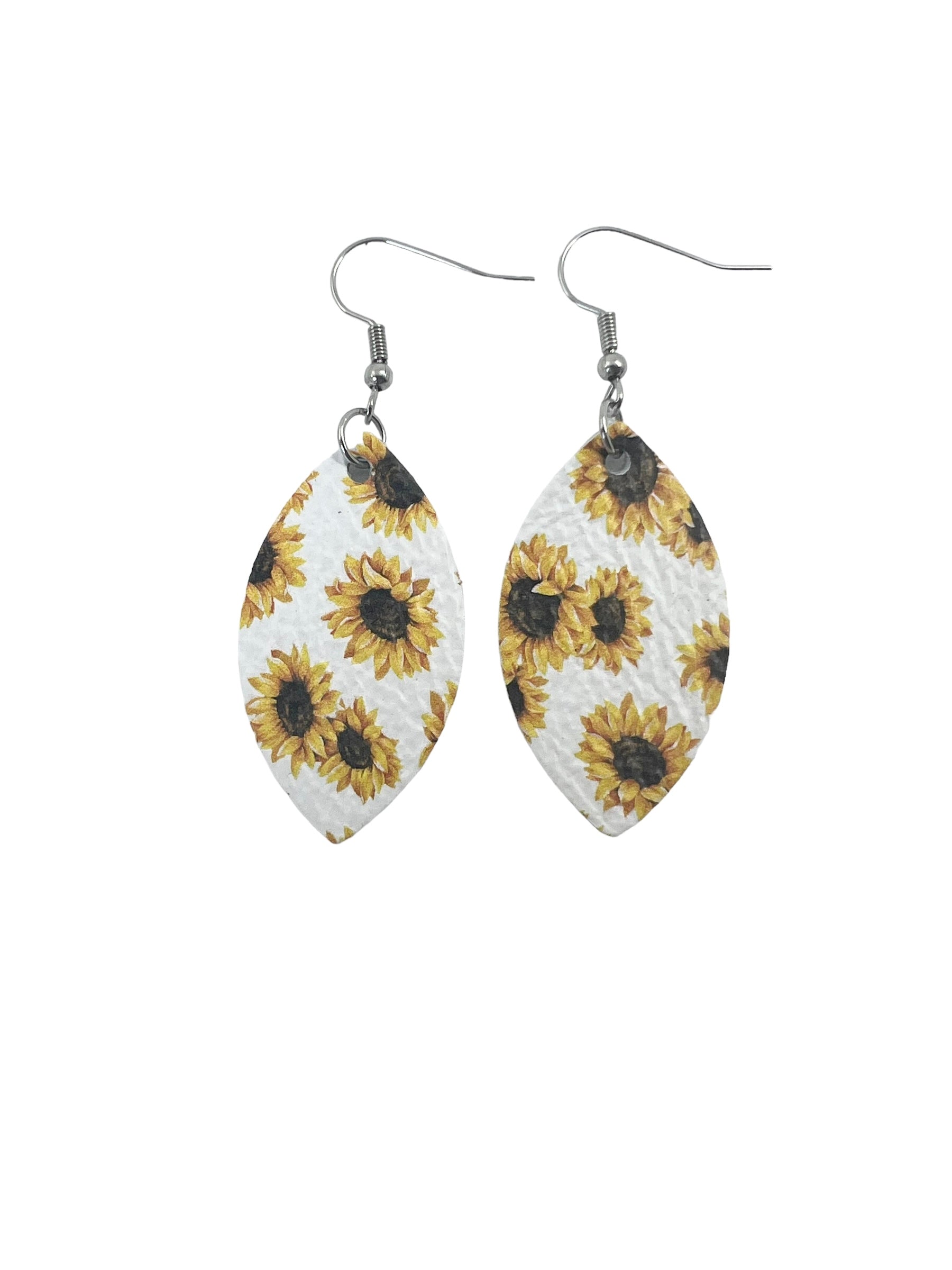 Sunflower Leaf Earrings