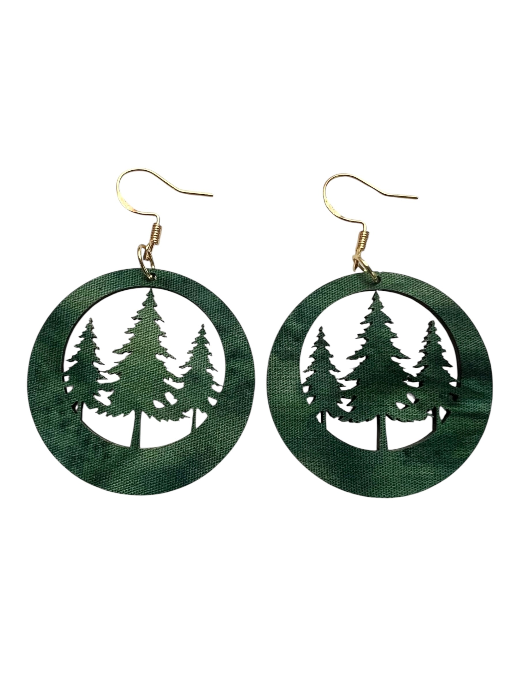 Evergreen Hoop Earrings
