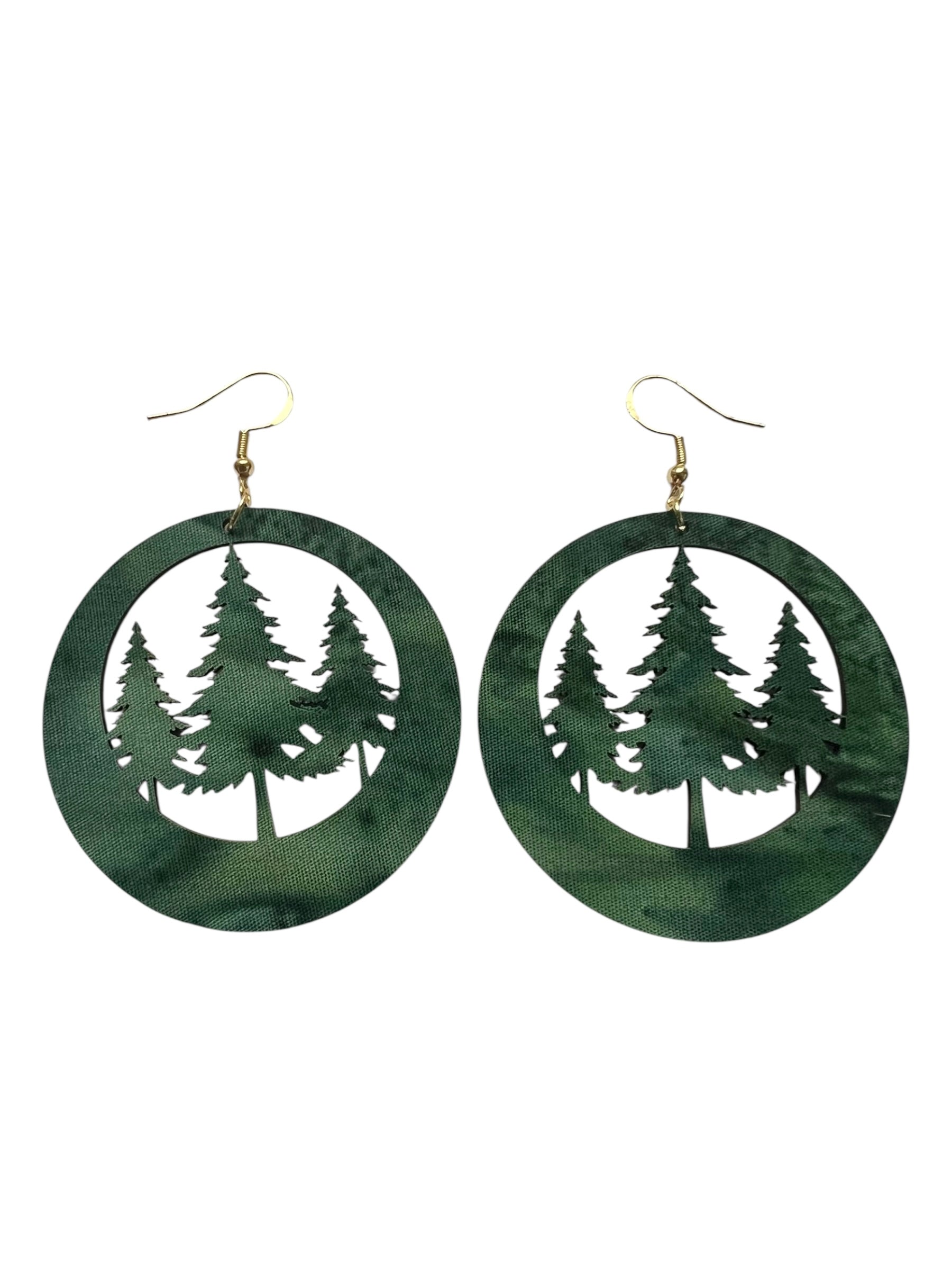 Evergreen Hoop Earrings