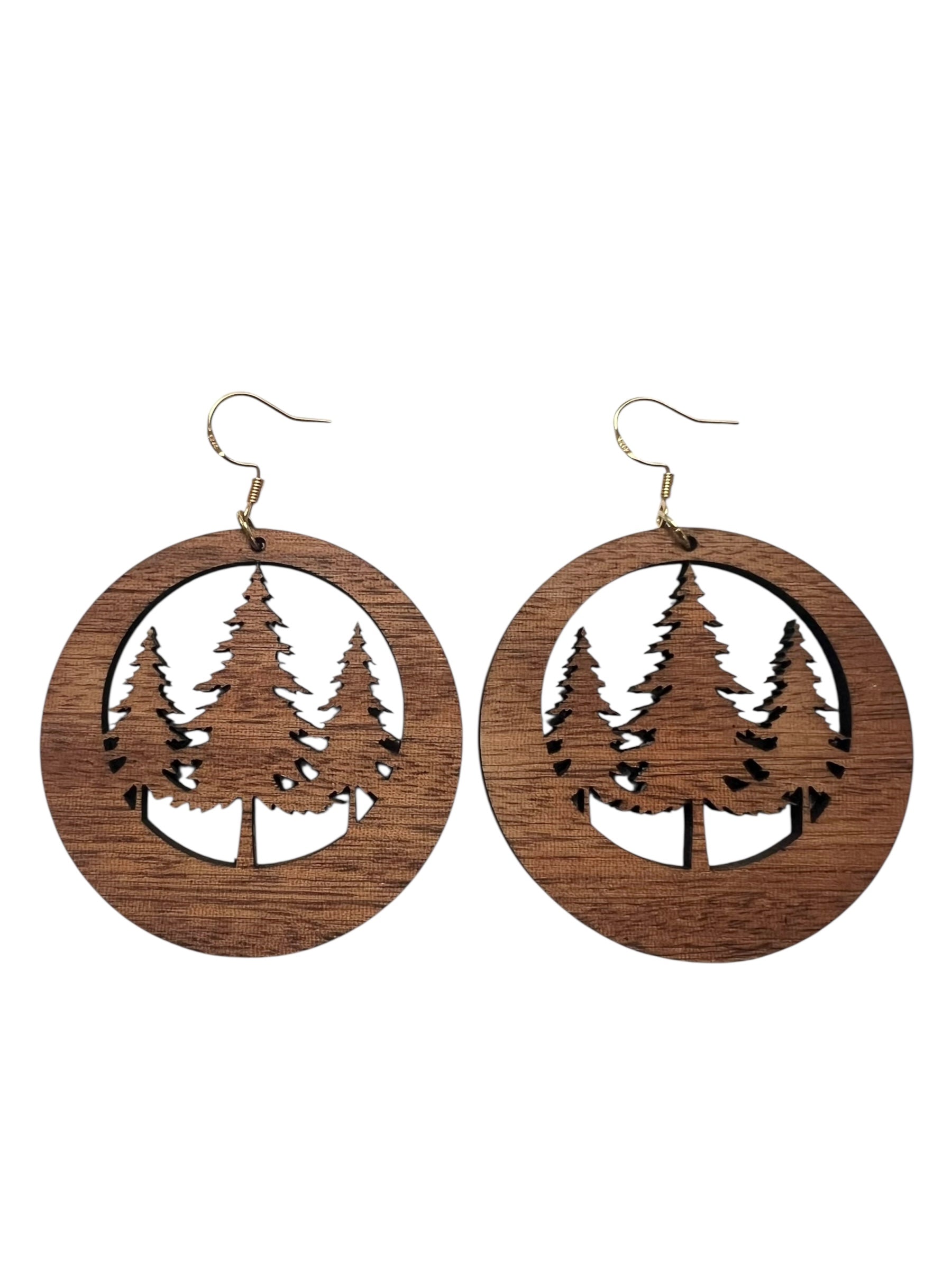 Pine Grove Hoop Earrings