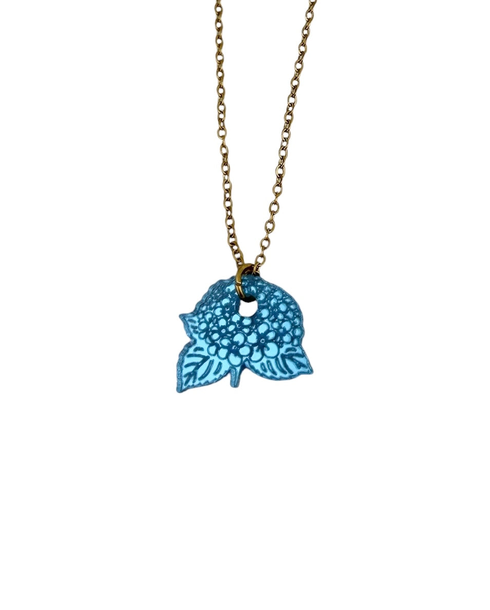 Hydrangea Charm Necklace