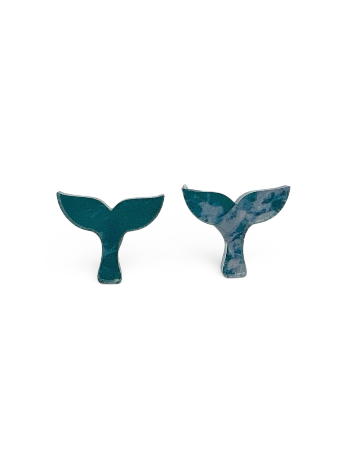 Whale Tail Stud Earrings